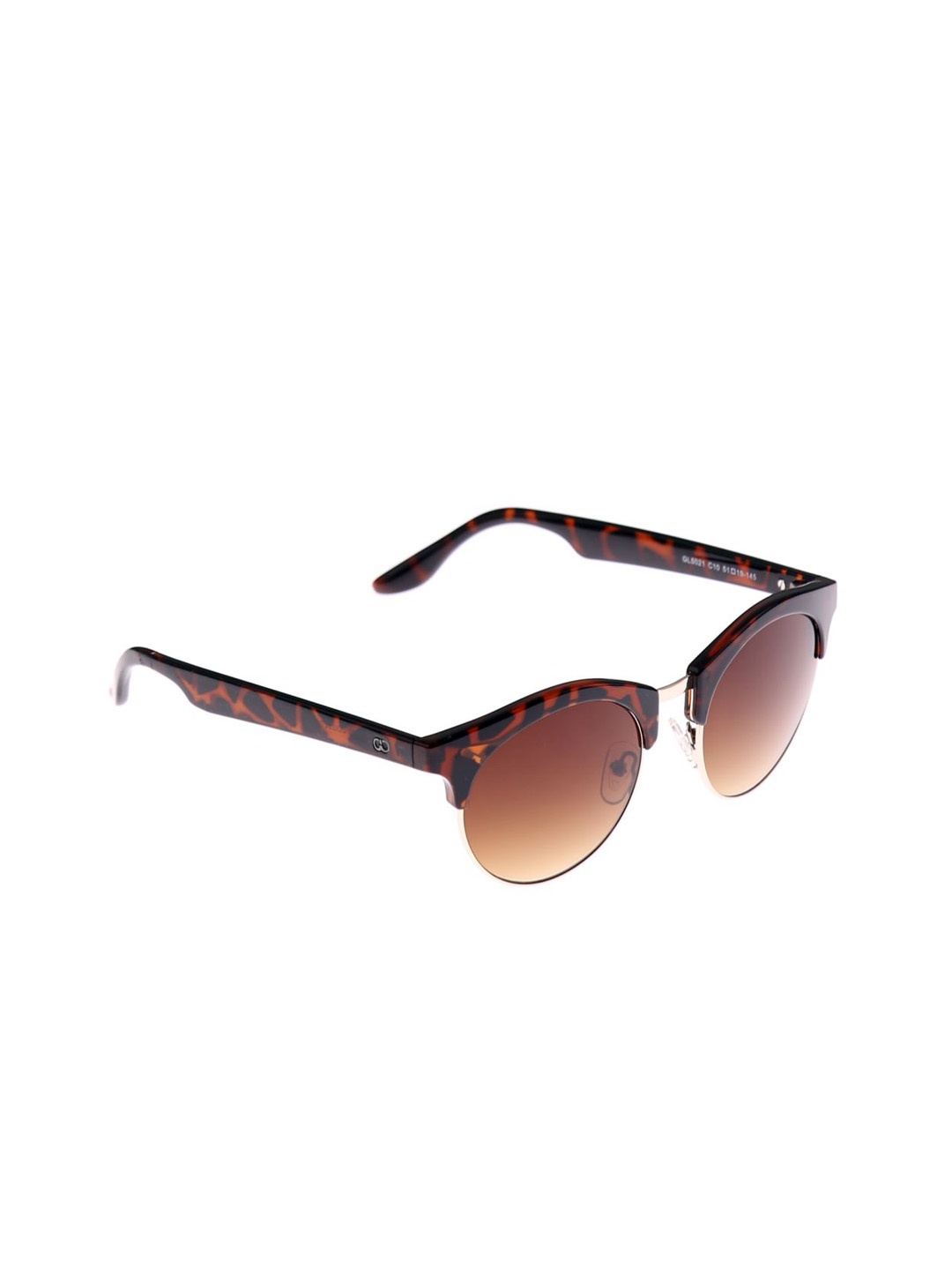 

GIO COLLECTION Women Oval Sunglasses GL5021C10, Brown