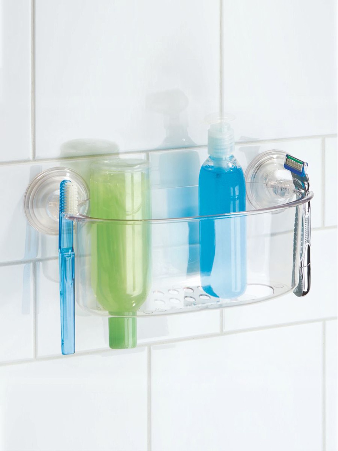 

INTERDESIGN White Solid Bathroom Caddy