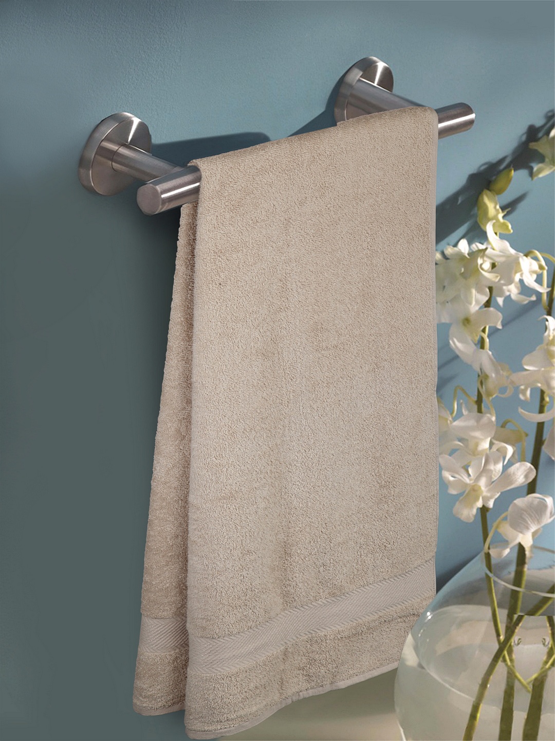 

BIANCA Unisex Beige Solid 400GSM Bath Towel