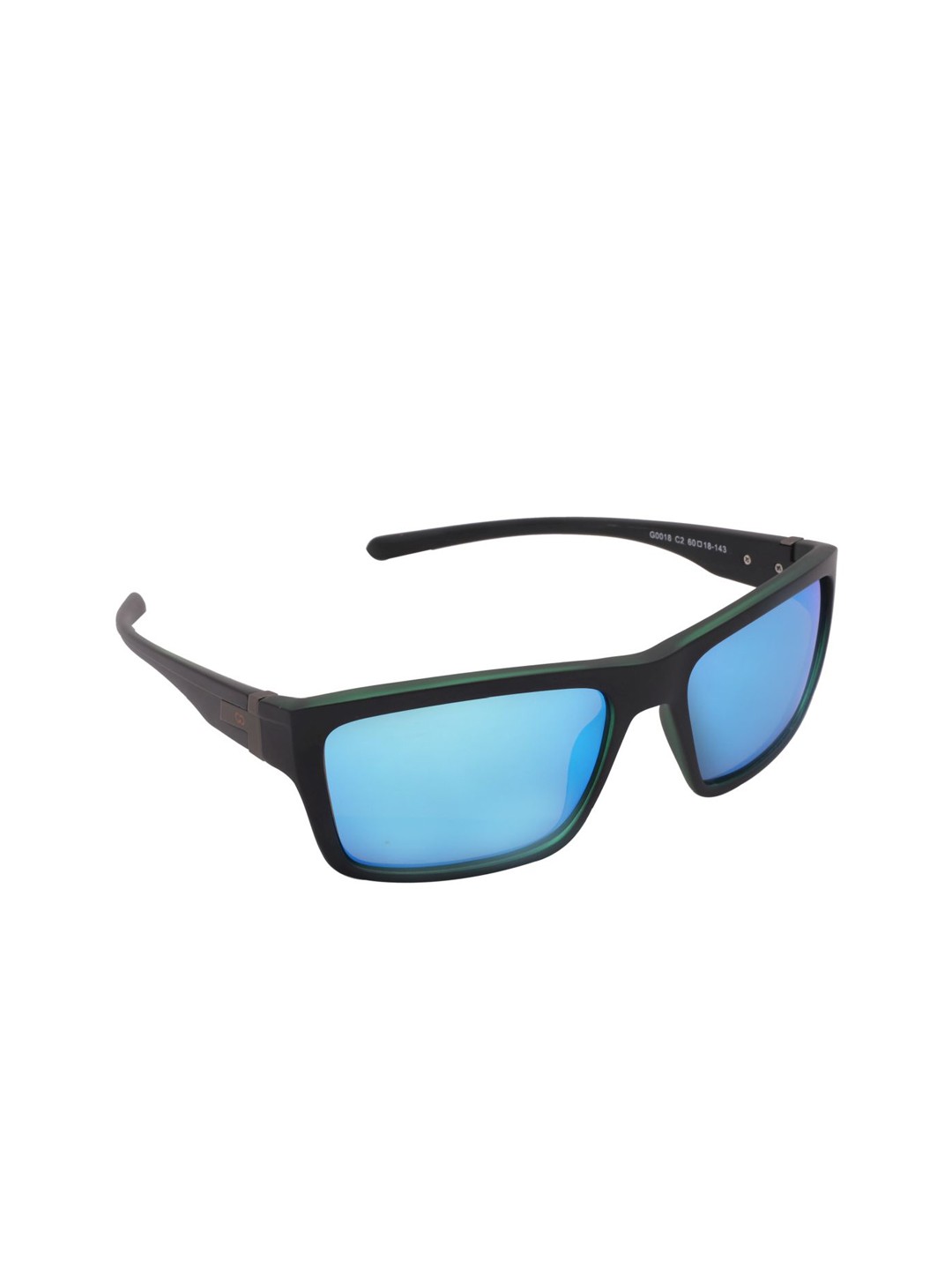 

GIO COLLECTION Men Blue Rectangle Sunglasses G0018C02