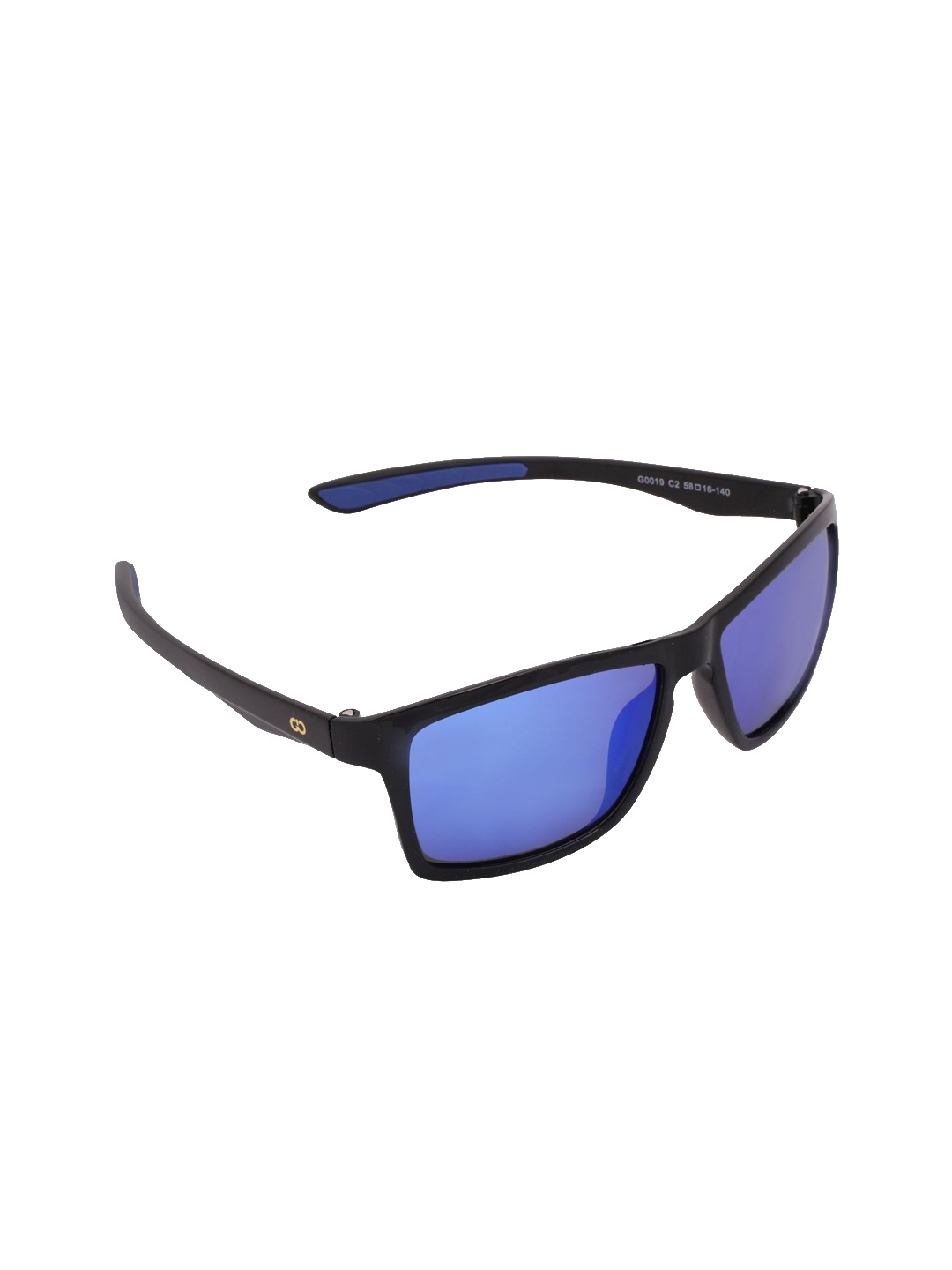 

GIO COLLECTION Men Rectangle Sunglasses G0019C02, Blue