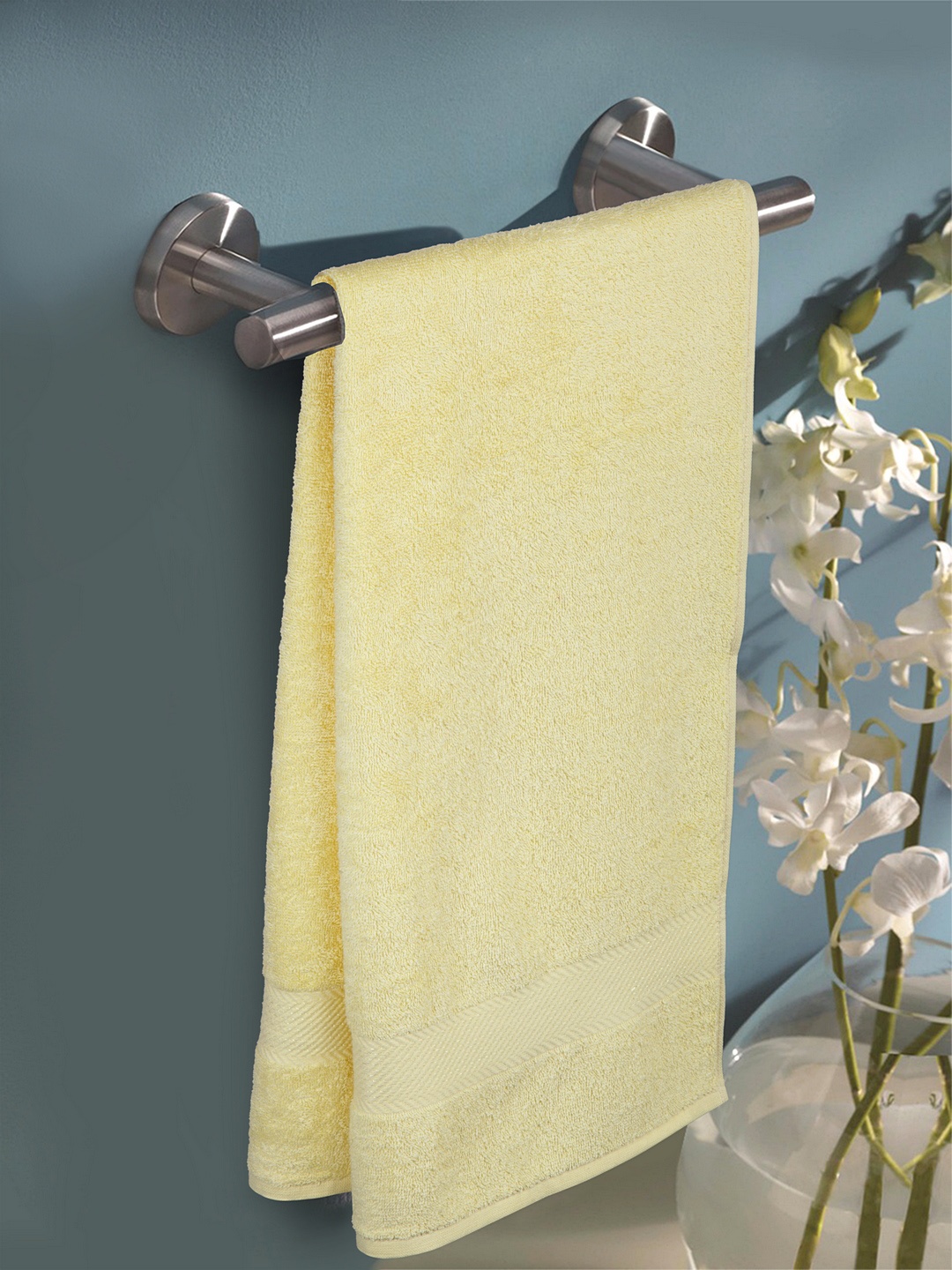 

BIANCA Unisex Yellow Solid 400GSM Bath Towel