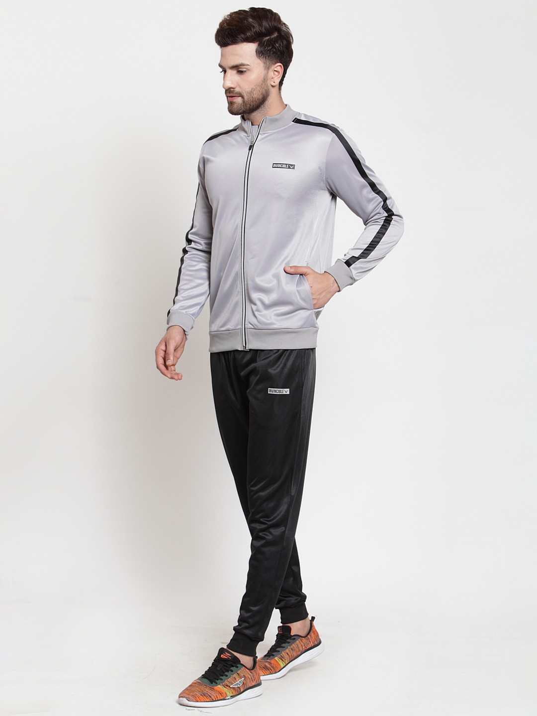 

Invincible Men Classic Team Jacket, Grey