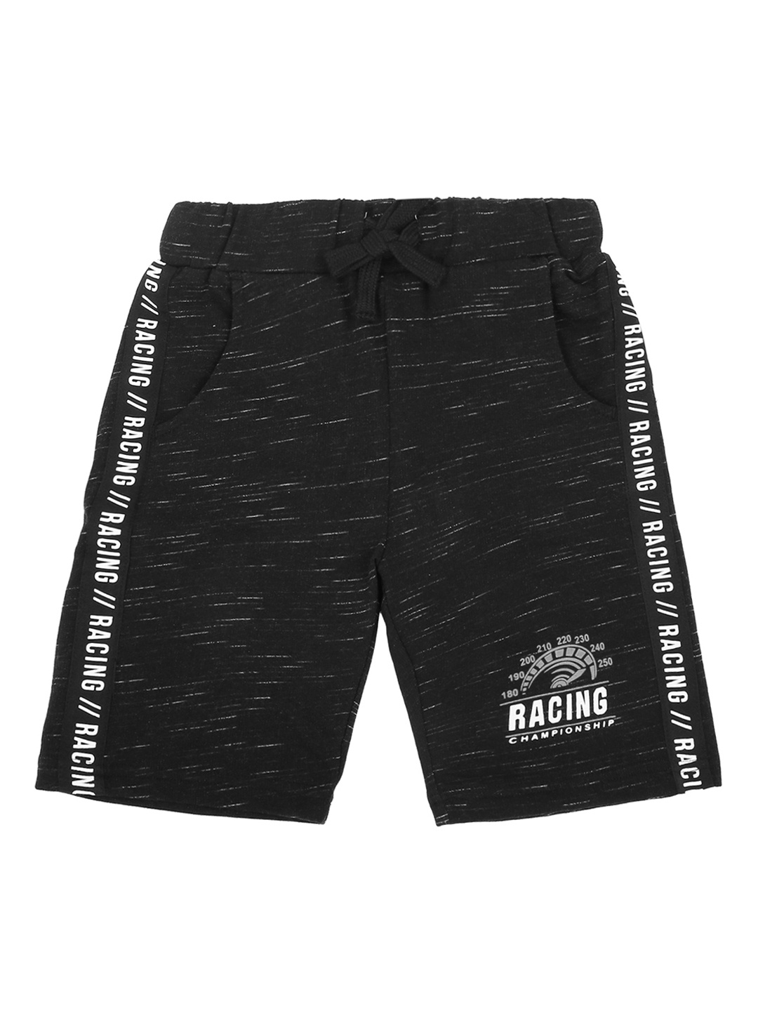 

Pantaloons Junior Boys Black Solid Regular Fit Regular Shorts