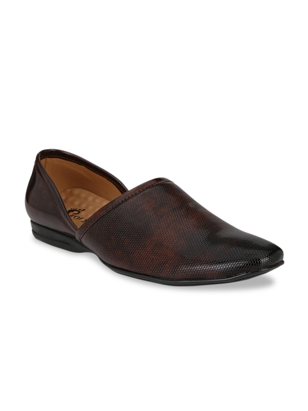 

Prolific Men Brown Slip-On Sneakers