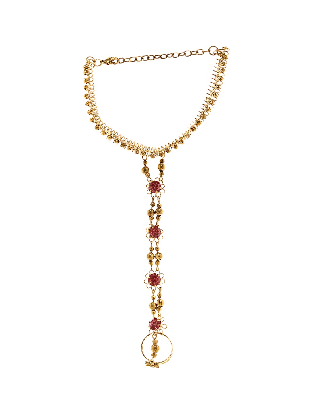 

Bamboo Tree Jewels Gold-Toned Brass Multistrand Bracelet
