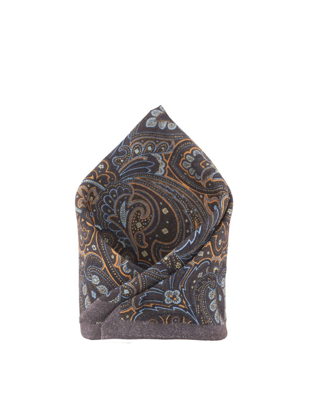 

The Tie Hub Men Blue & Grey Printed Pocket Square