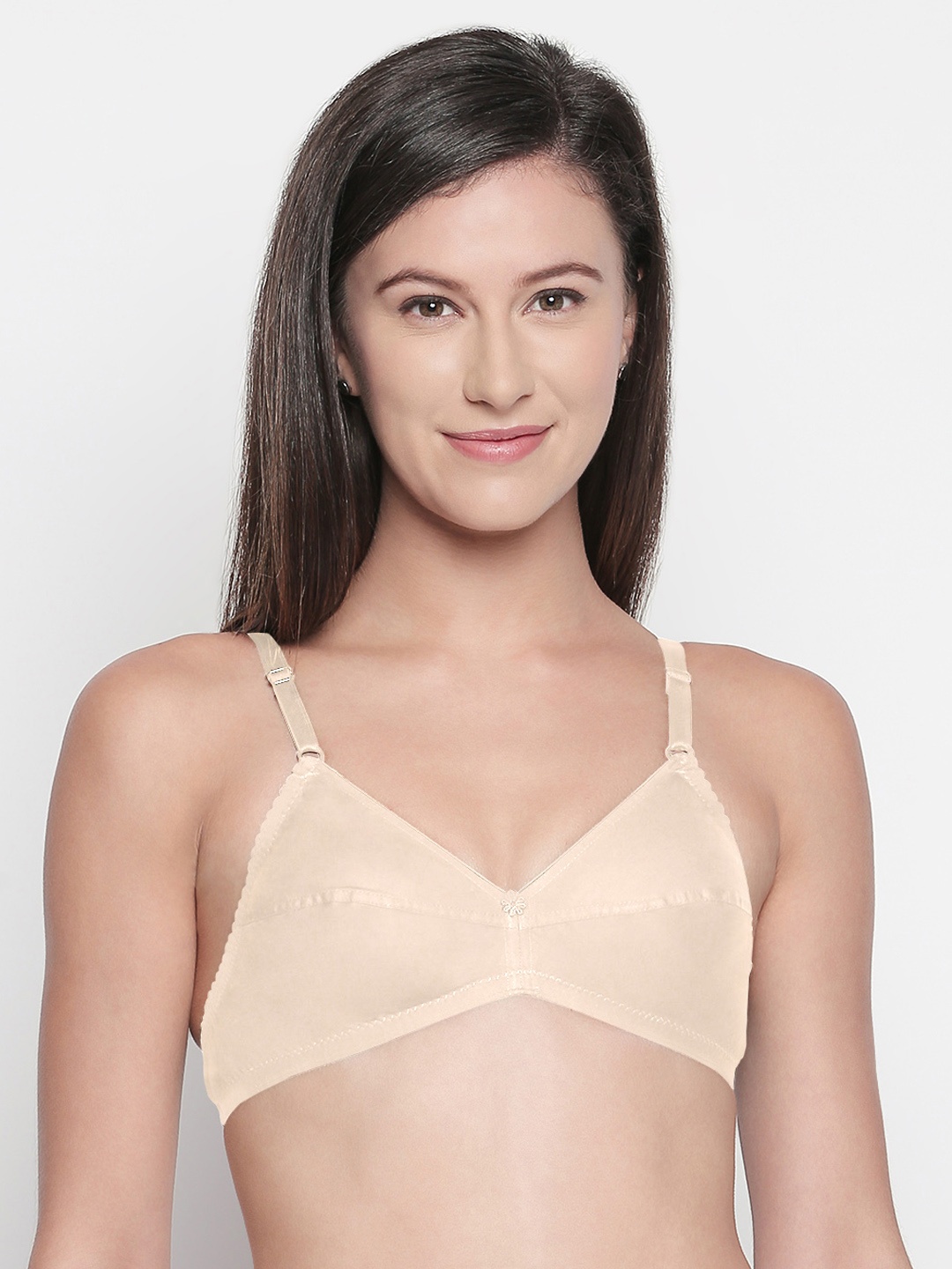 

Bodycare Beige Solid Non-Wired Non Padded Everyday Bra E5514SSS