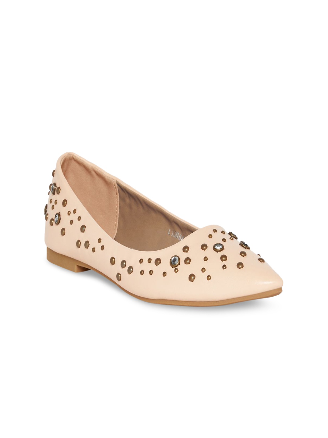 

GIORDANO Women Pink Textured Ballerinas
