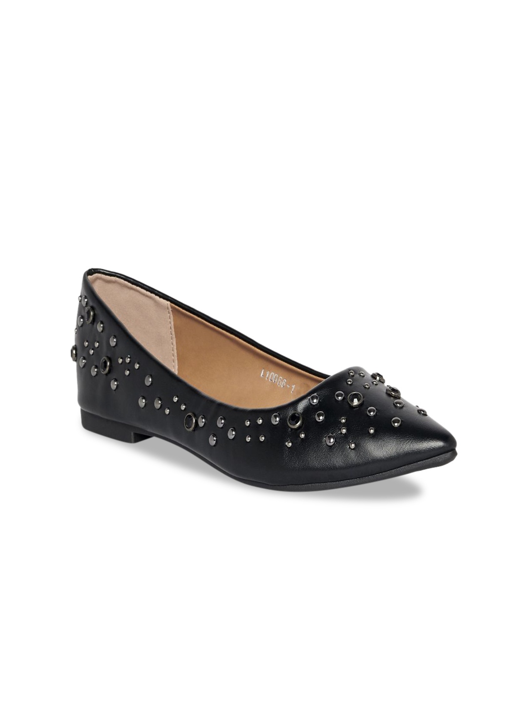 

GIORDANO Women Black Woven Design Ballerinas
