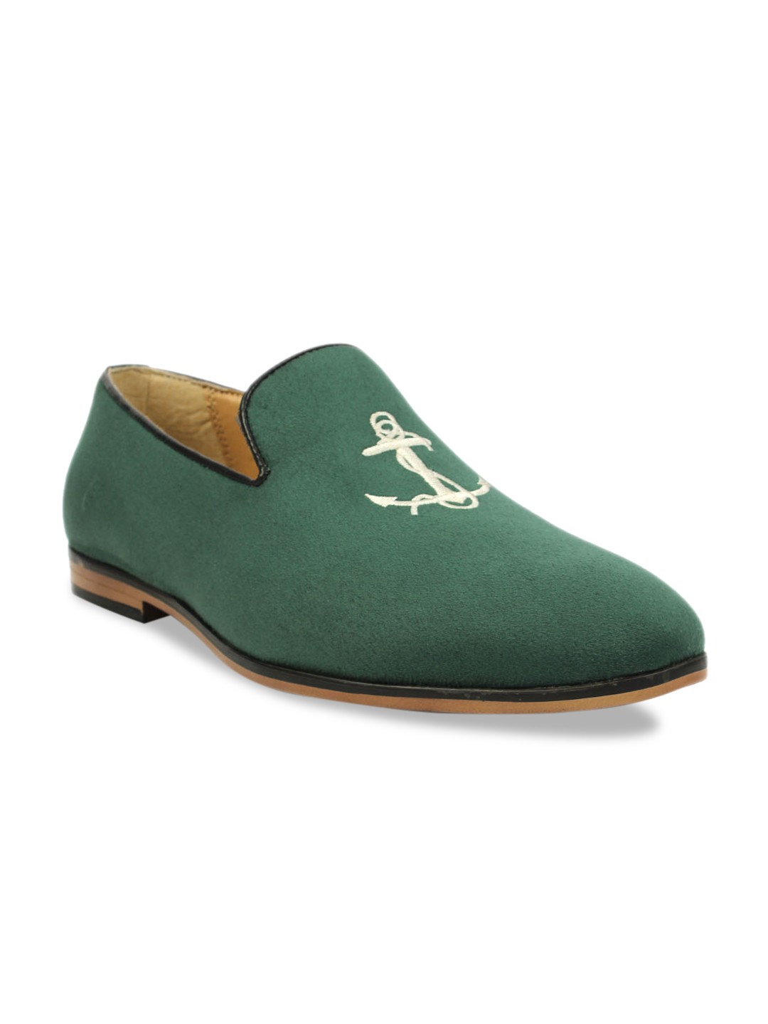 

San Frissco Men Green Loafers