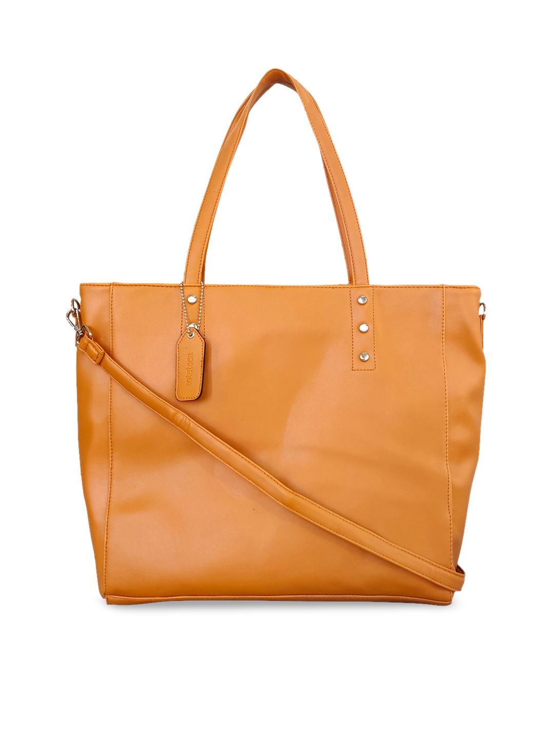 

Toteteca Women Mustard Yellow Solid Handheld Bag