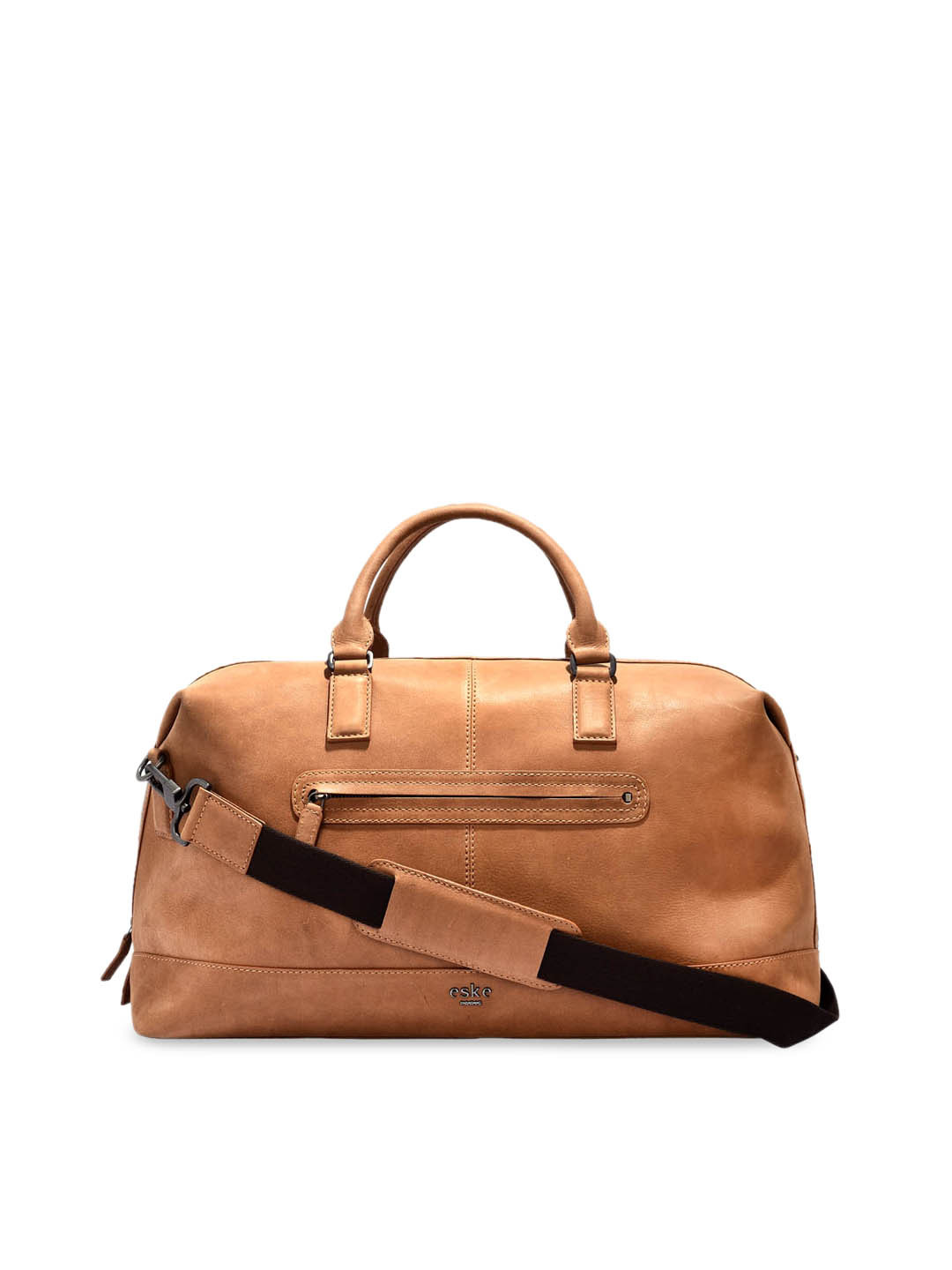 

Eske Unisex Brown Leather Duffle Bag