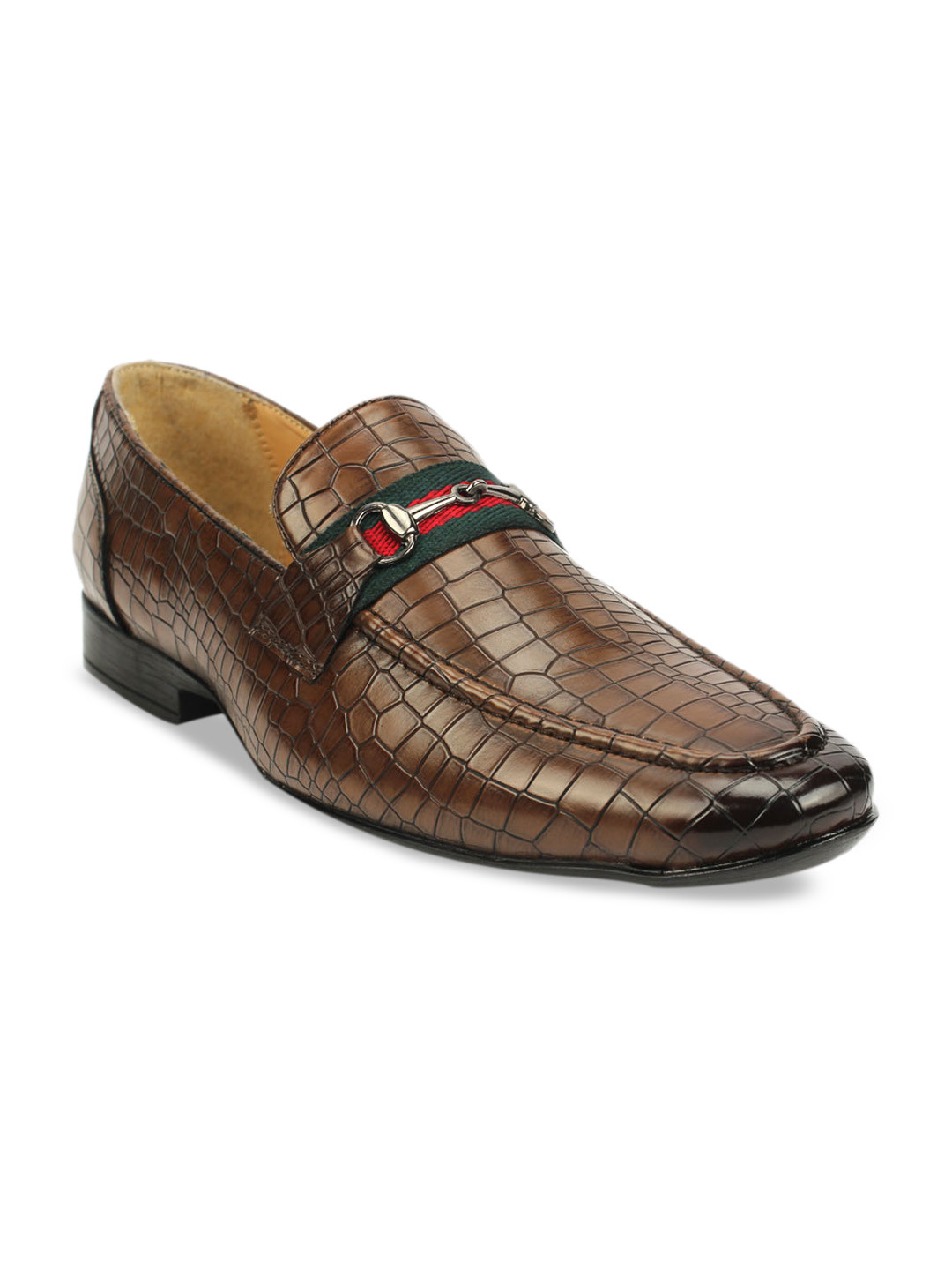 

San Frissco Men Tan Brown Formal Loafers