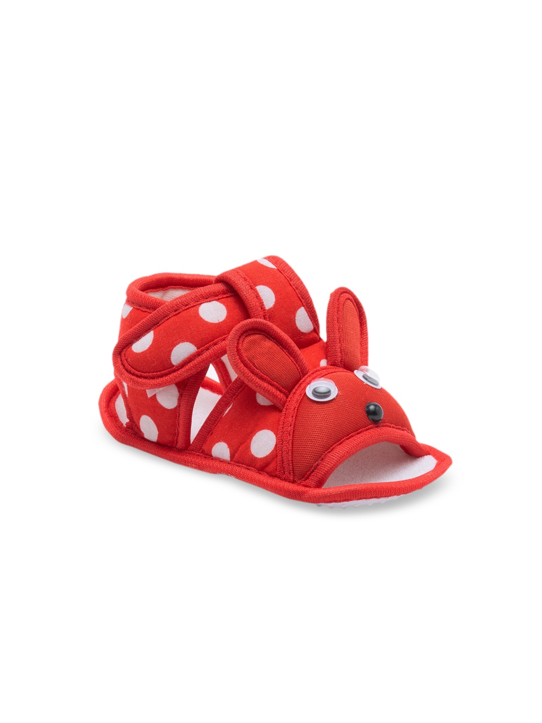 

CHiU Kids Red Printed Booties