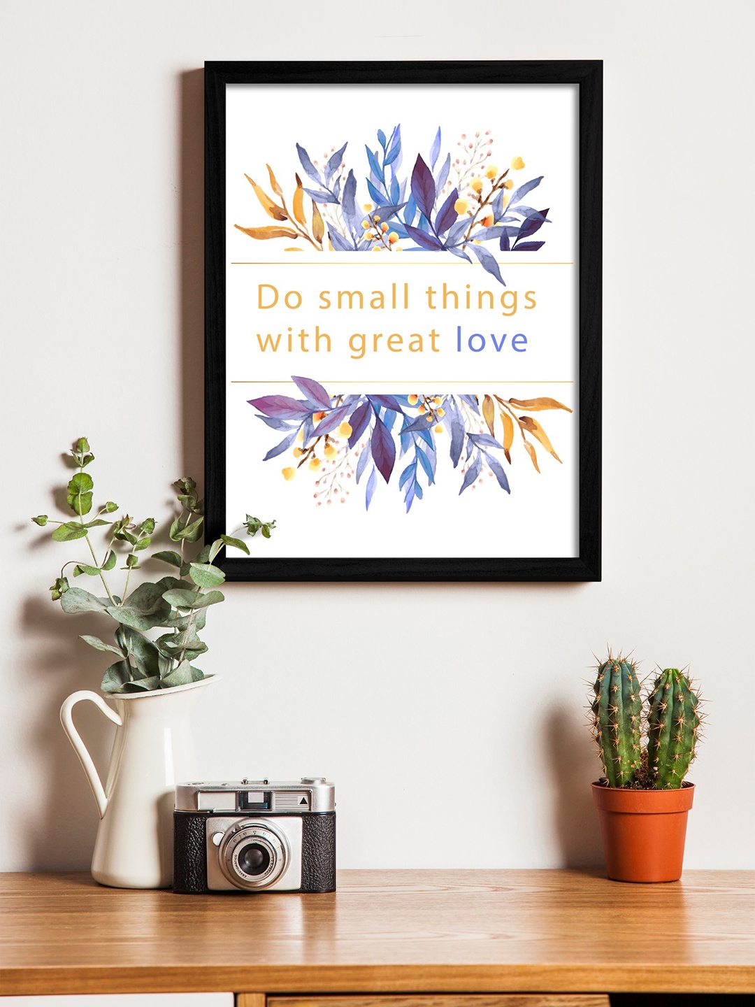 

Art Street Multicoloured Wall Art With Wooden Frame, Multi