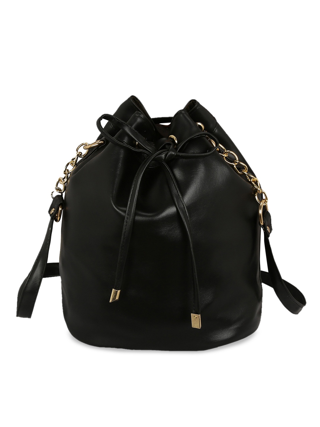 

KLEIO Black Solid Shoulder Bag