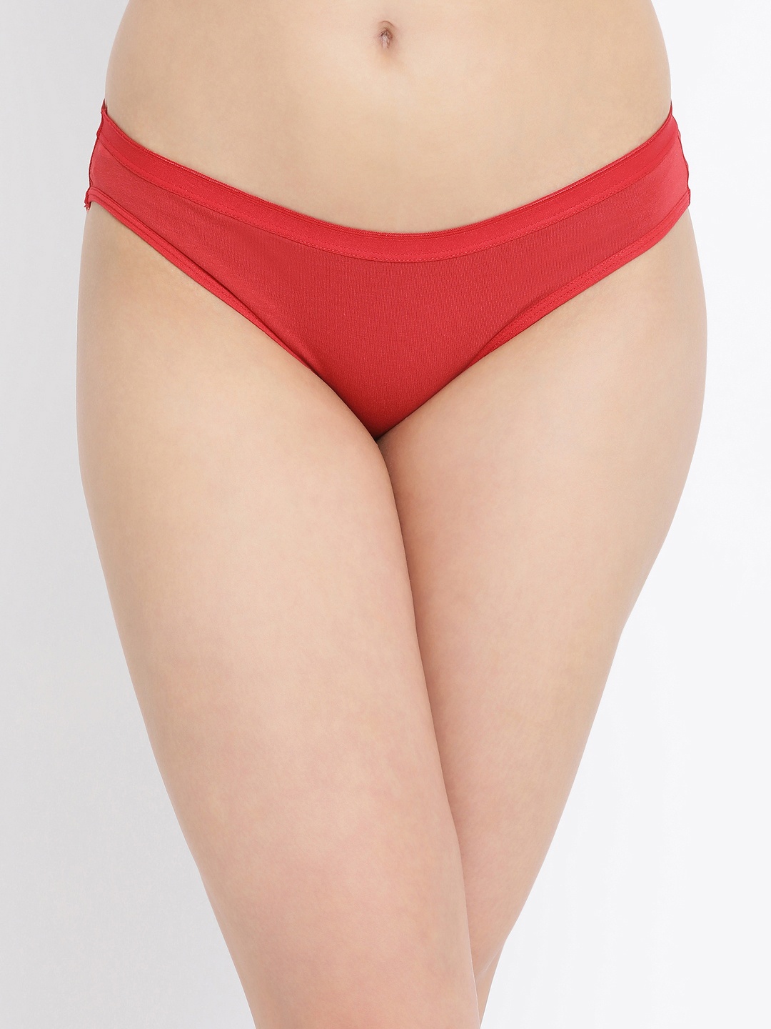 

Clovia Women Red Solid Low Rise Bikini Briefs PN3211P04XL