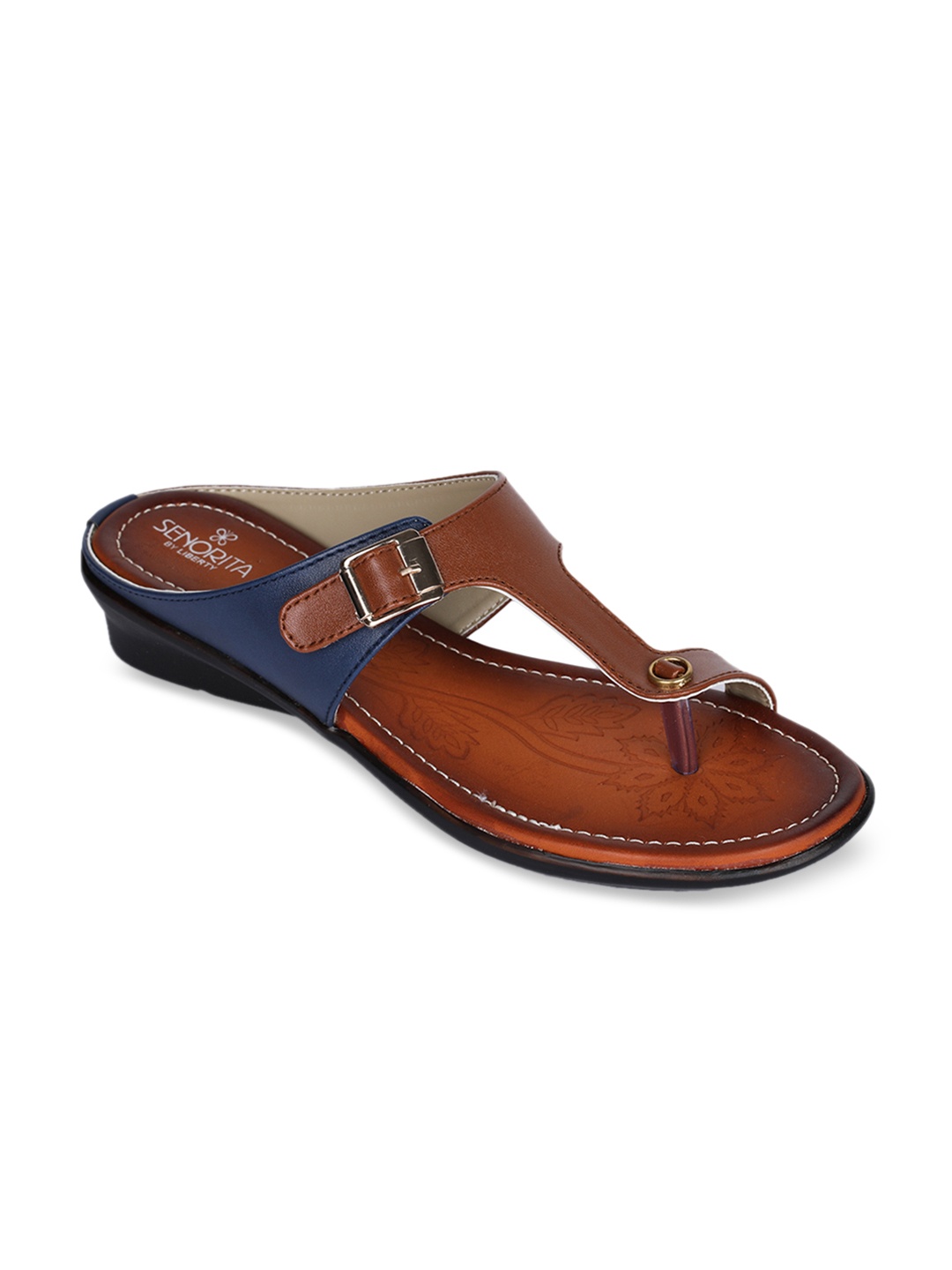 

Senorita Women Brown Solid One Toe Flats