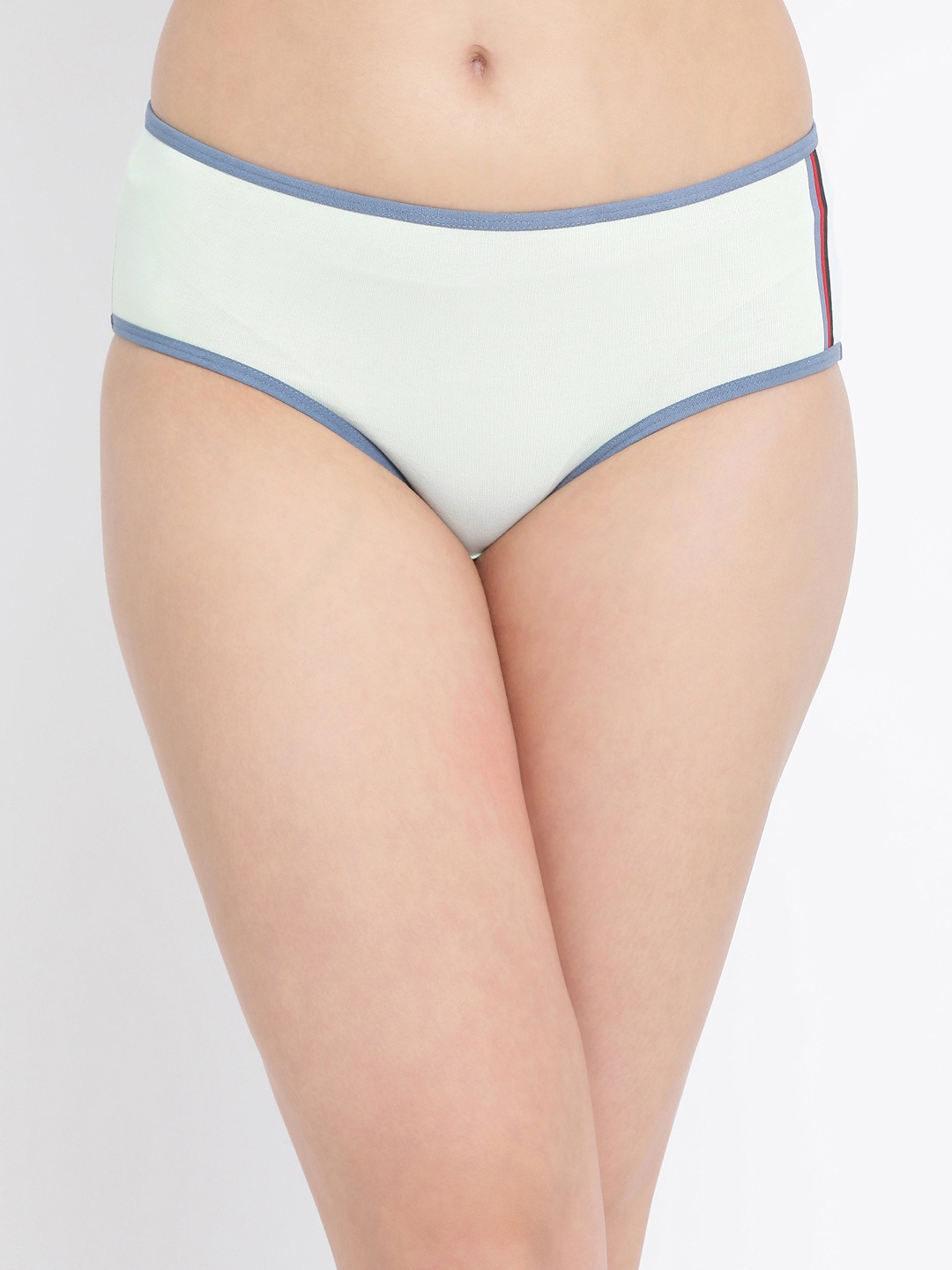 Clovia Women White Solid Mid-Rise Hipster Briefs PB0017P11M