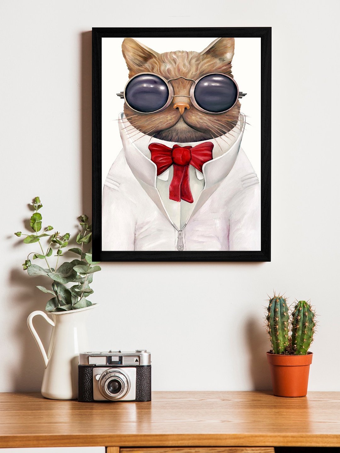 

Art Street Brown & Multicoloured Wall Art With Wooden Frame