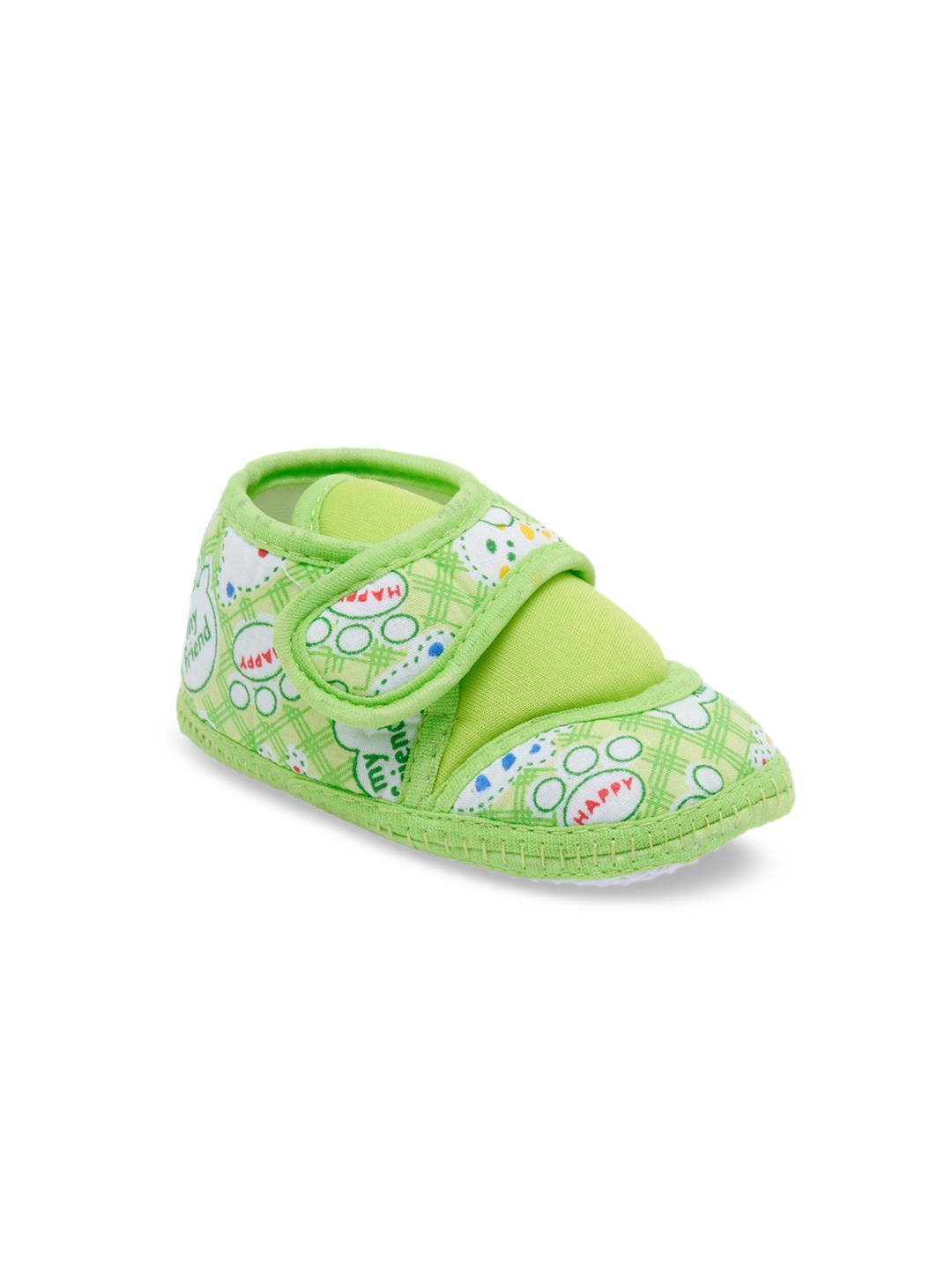 

CHiU Kids Green Printed Booties