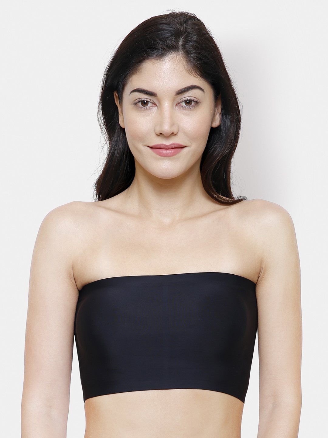 

FashionRack Black Printed Lightly Padded Non Wired Bra 1769