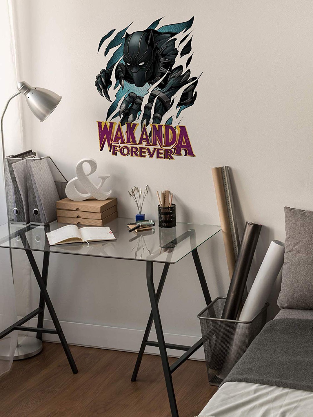

Asian Paints Multicoloured Wakanda Forever Wall Sticker, Multi