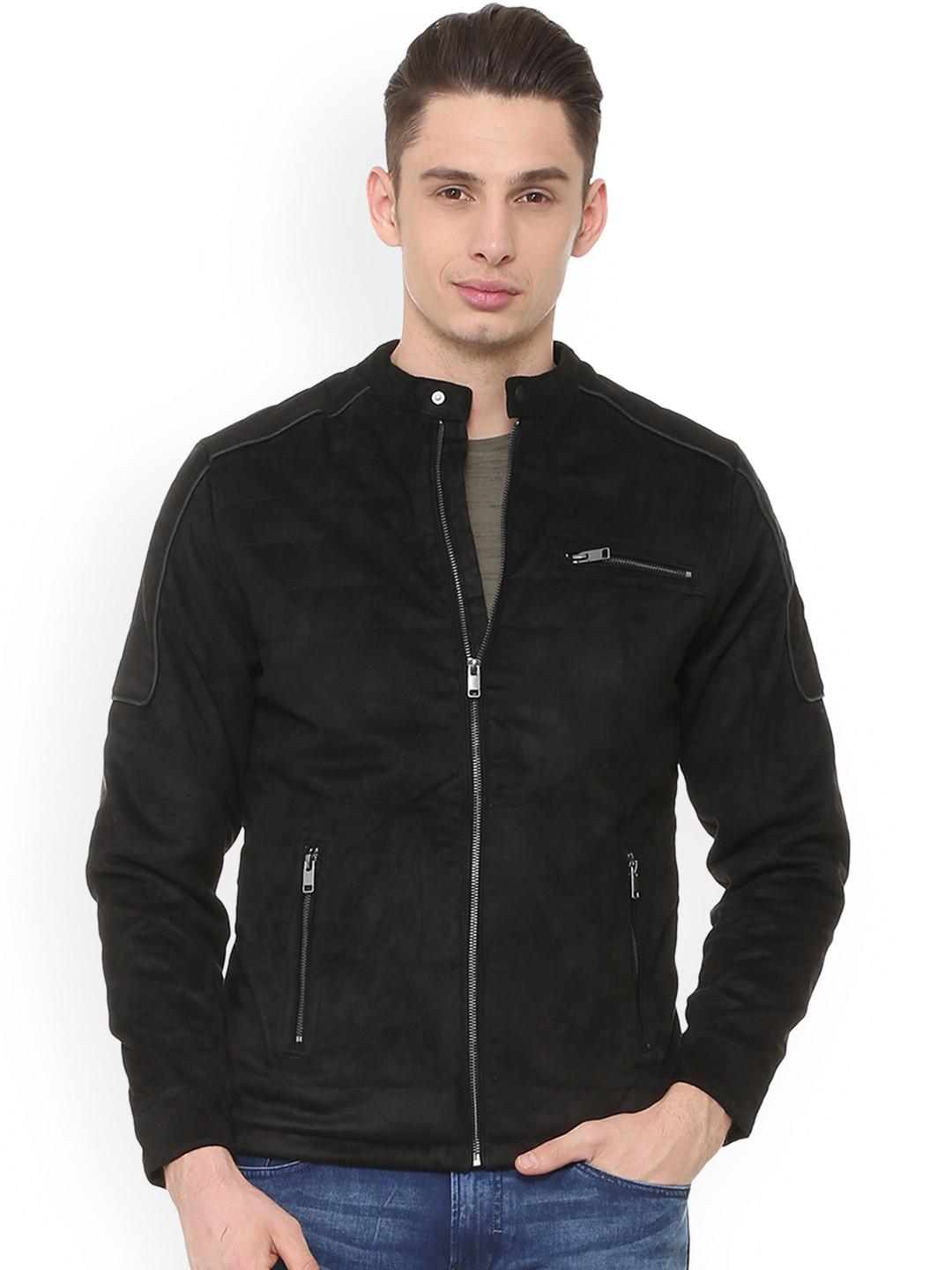 

Allen Solly Sport Men Black Solid Padded Jacket
