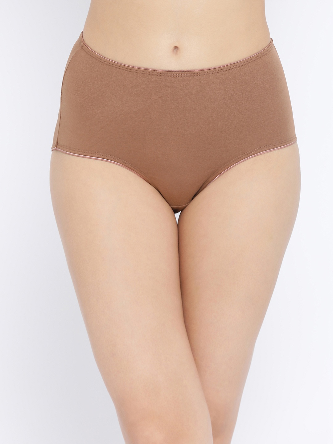 

Clovia Women Brown High Rise Hipster Briefs PN2303A24XL