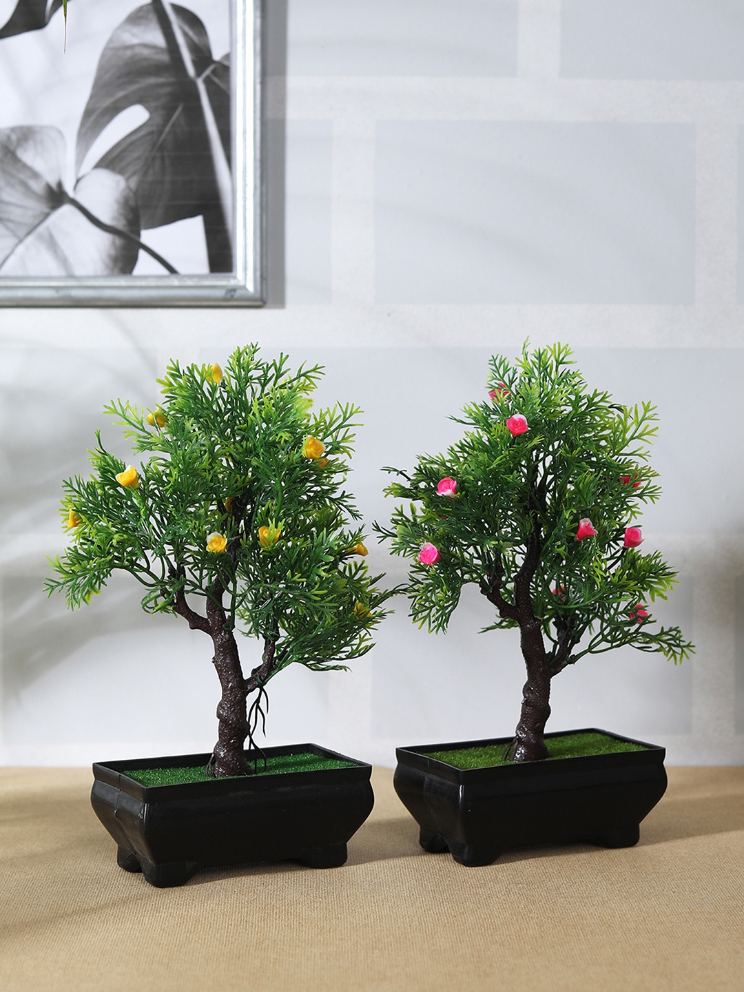 

FOLIYAJ Set of 2 Artificial Plants, Green