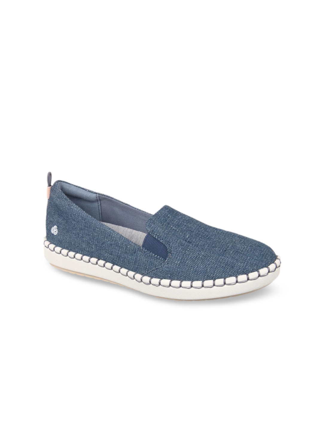 

Clarks Women Blue Denim Slip-Ons