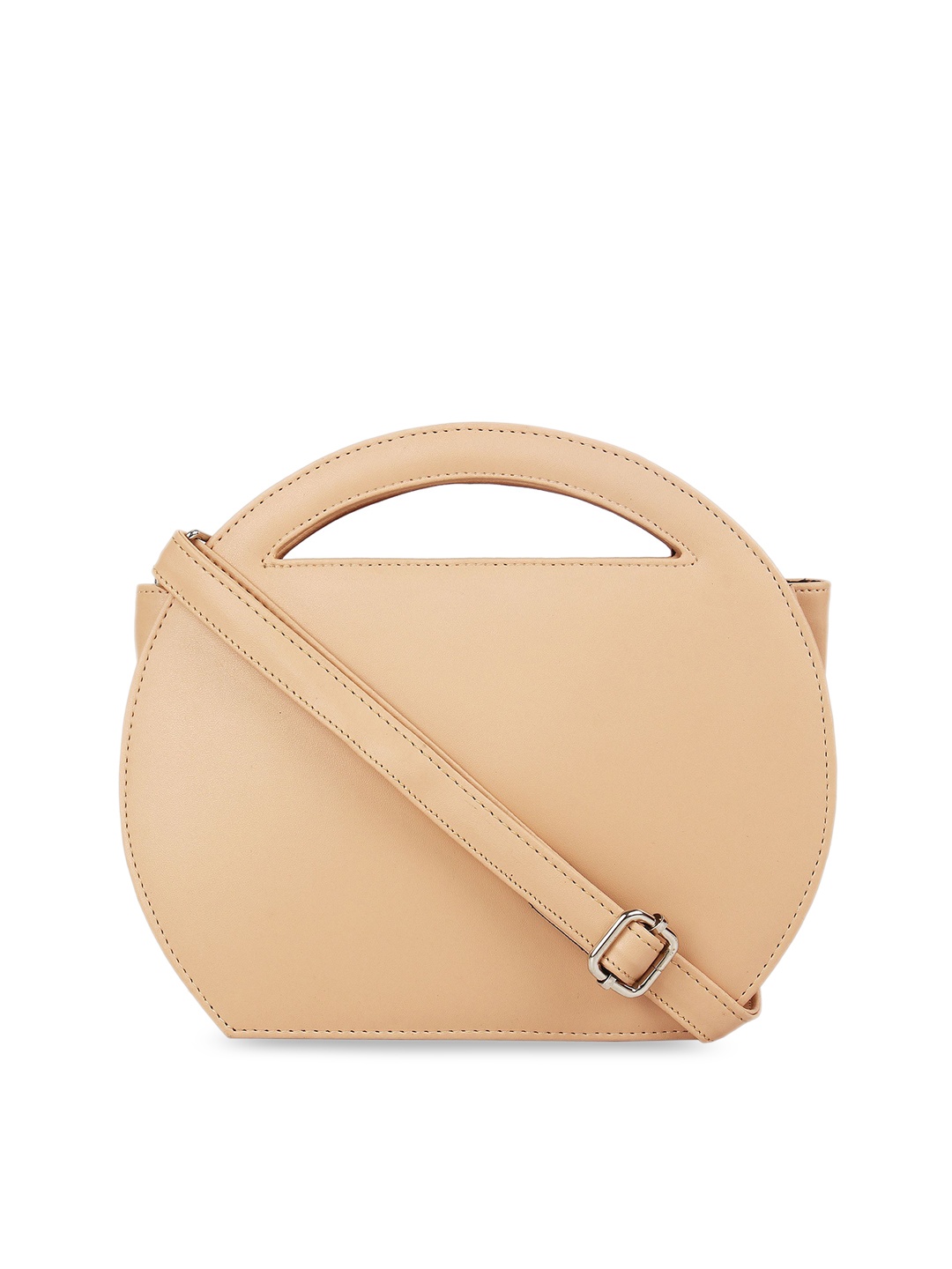 

Toteteca Women Beige Solid Sling Bag