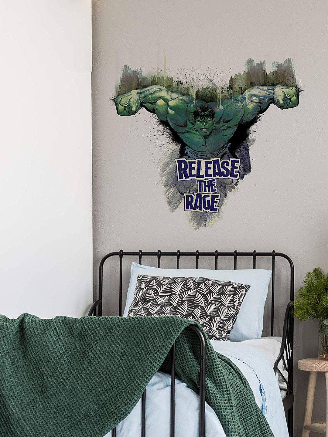 

Asian Paints Multicoloured The Incredible Hulk Wall Sticker, Multi
