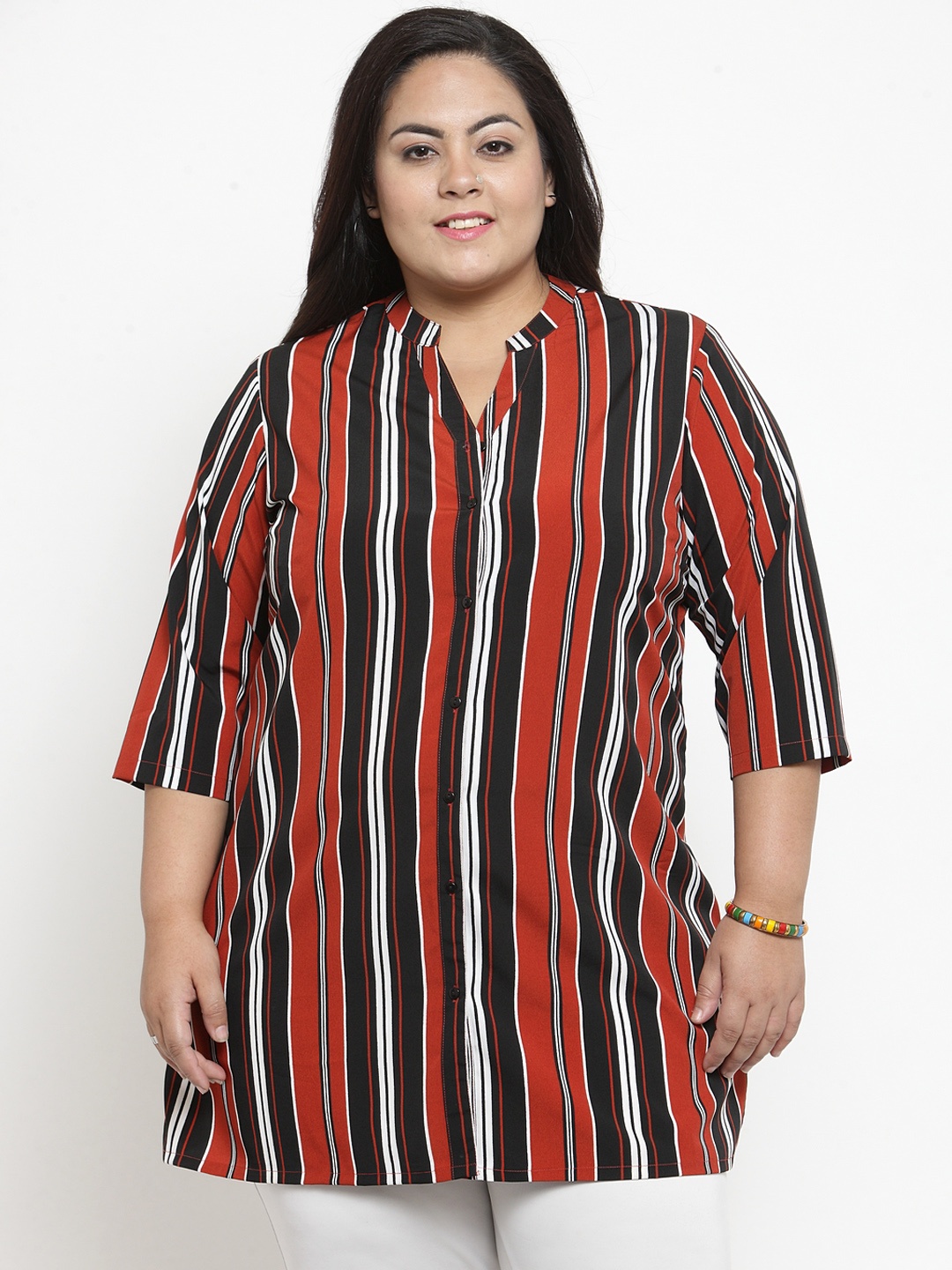 

plusS Multicoloured Striped Tunic, Multi