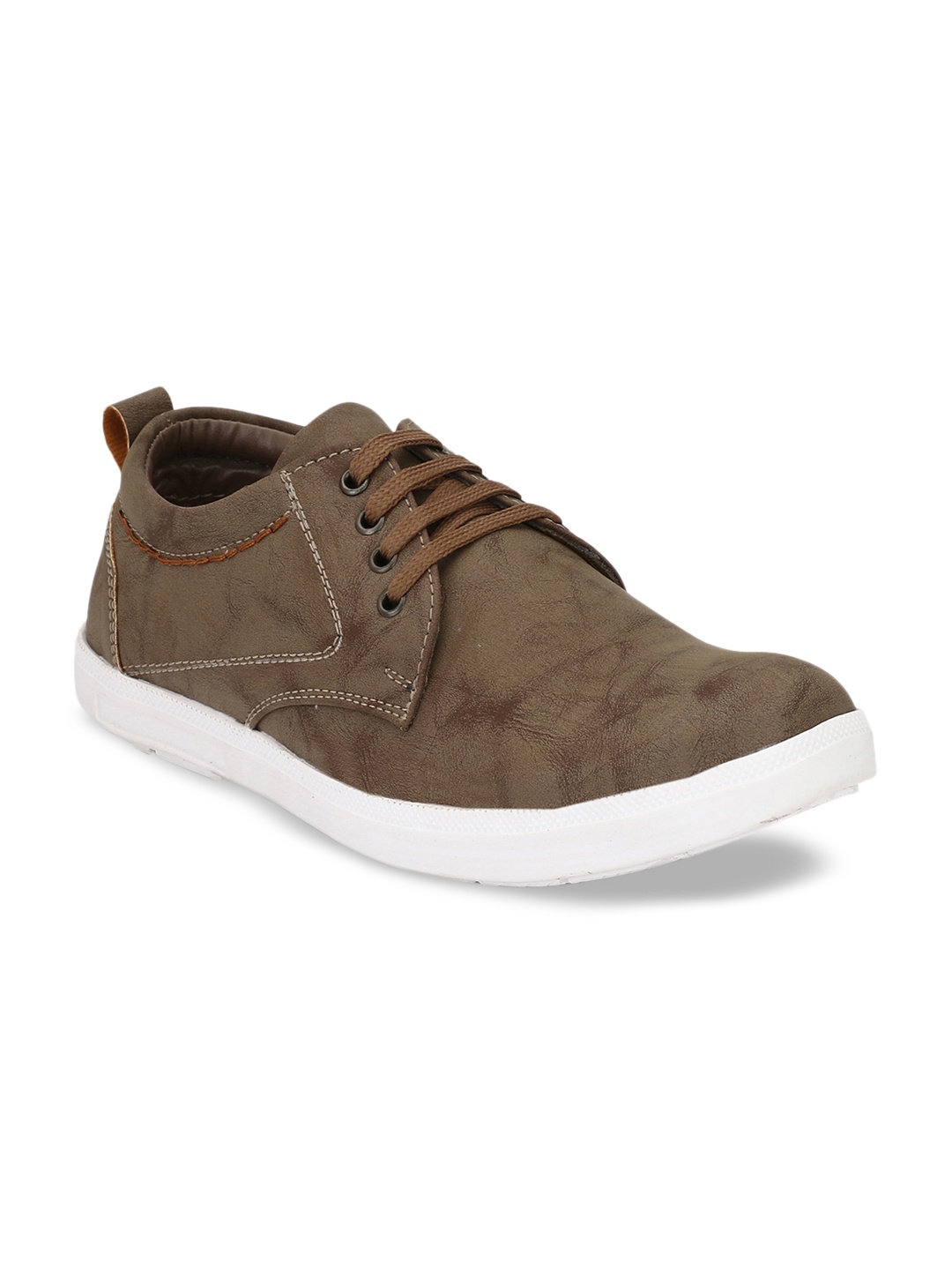 

John Karsun Men Brown Derbys
