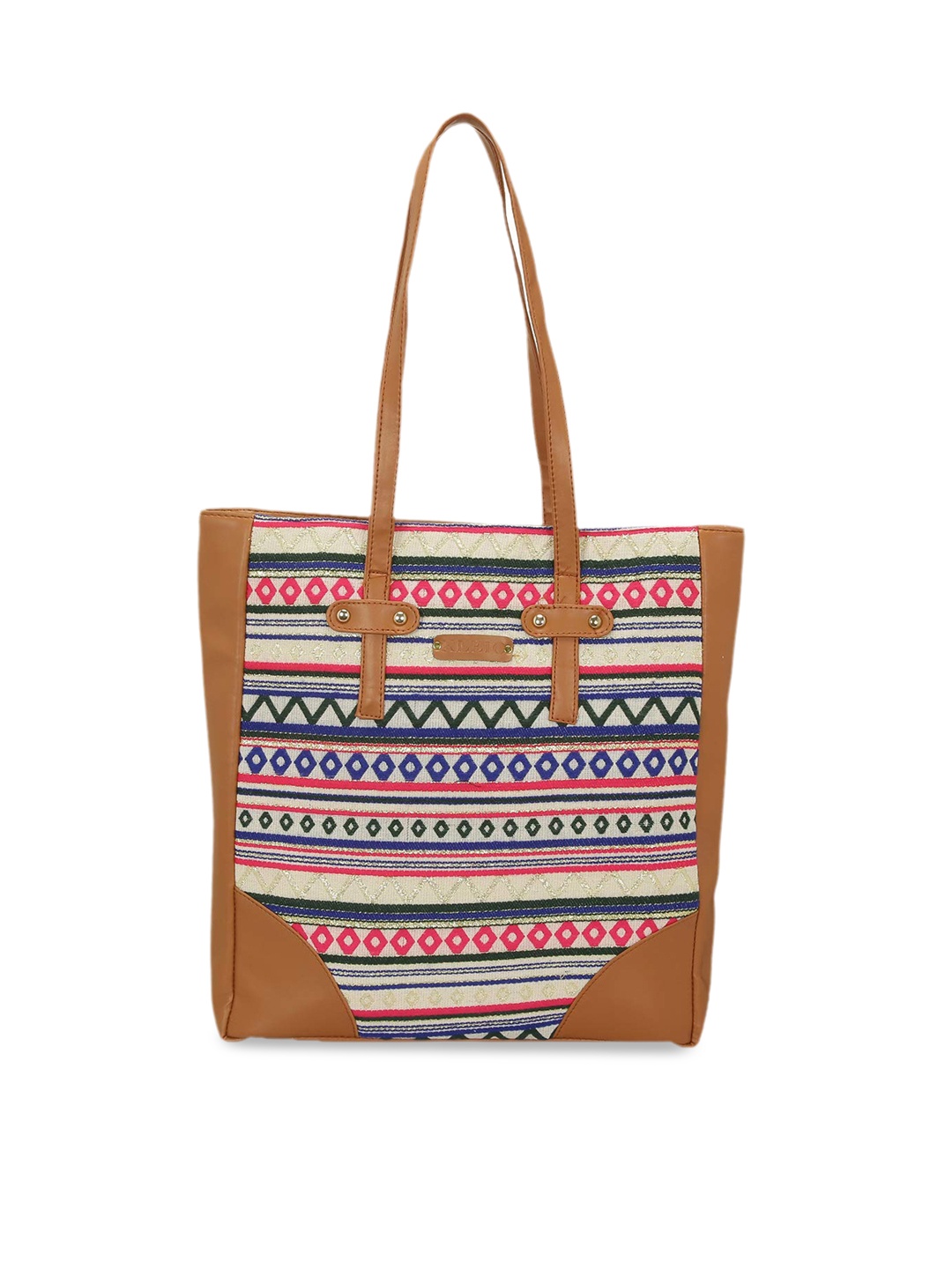 

KLEIO Women Jacquard Weave Tote Bag, Multi