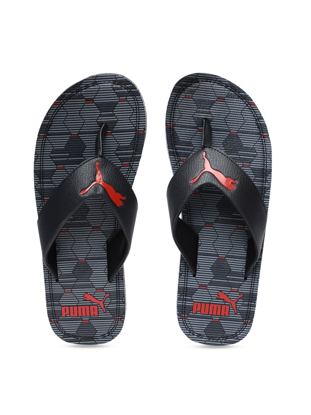 

Puma Men Black Solid Thong Flip-Flops