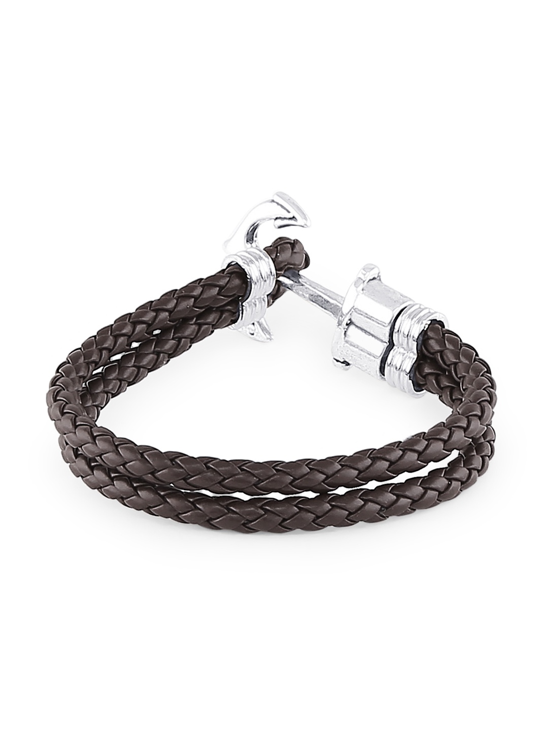 

bodha Brown Leather Multistrand Bracelet