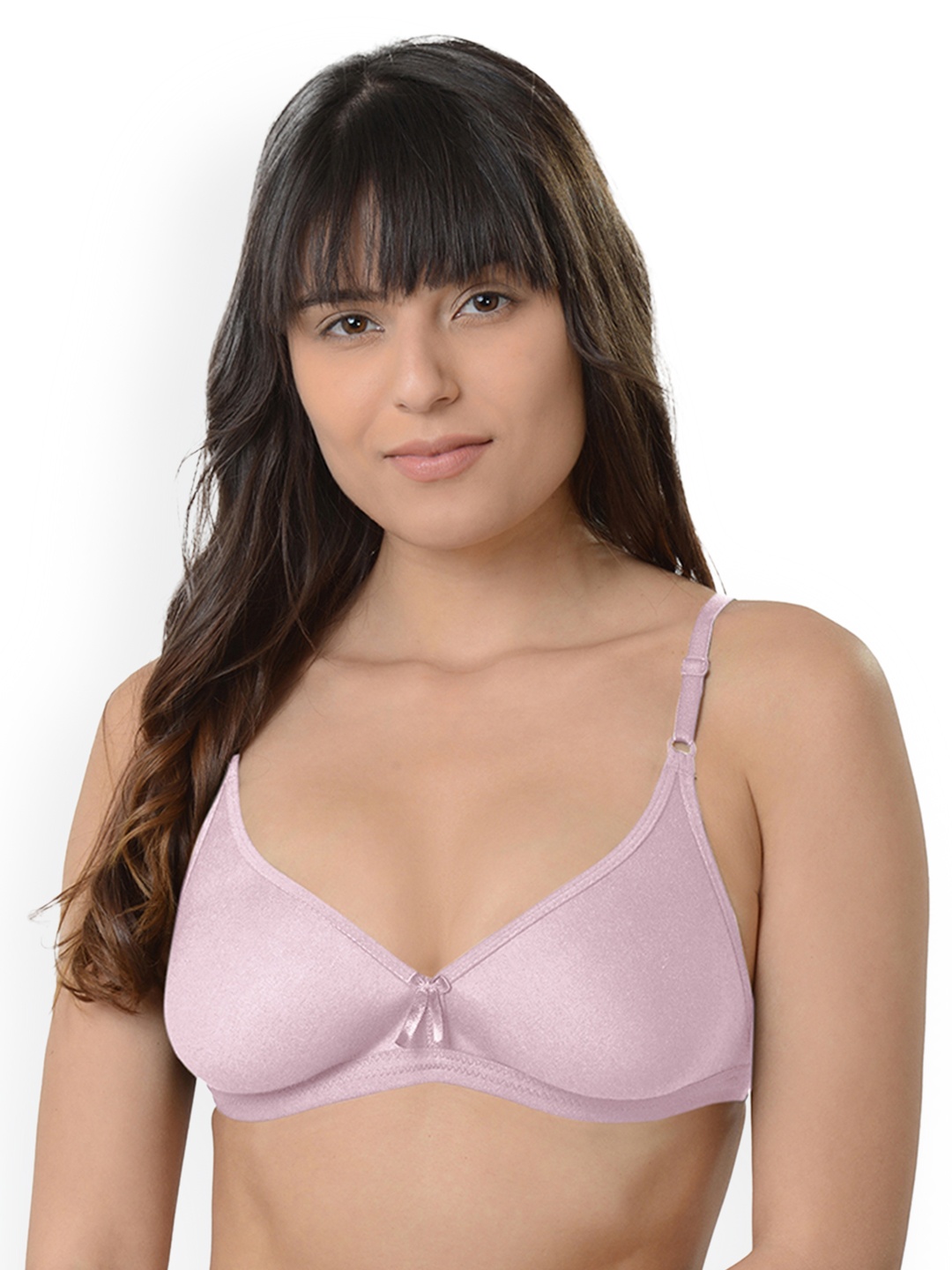 

Da Intimo Pink Solid Non-Wired Non Padded T-shirt Bra DI-984-N