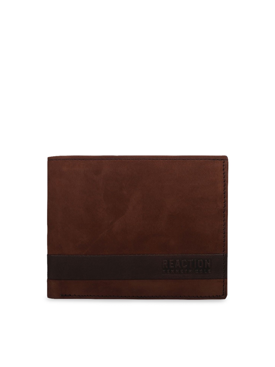 

Kenneth Cole Men Brown Solid Two Fold Wallet
