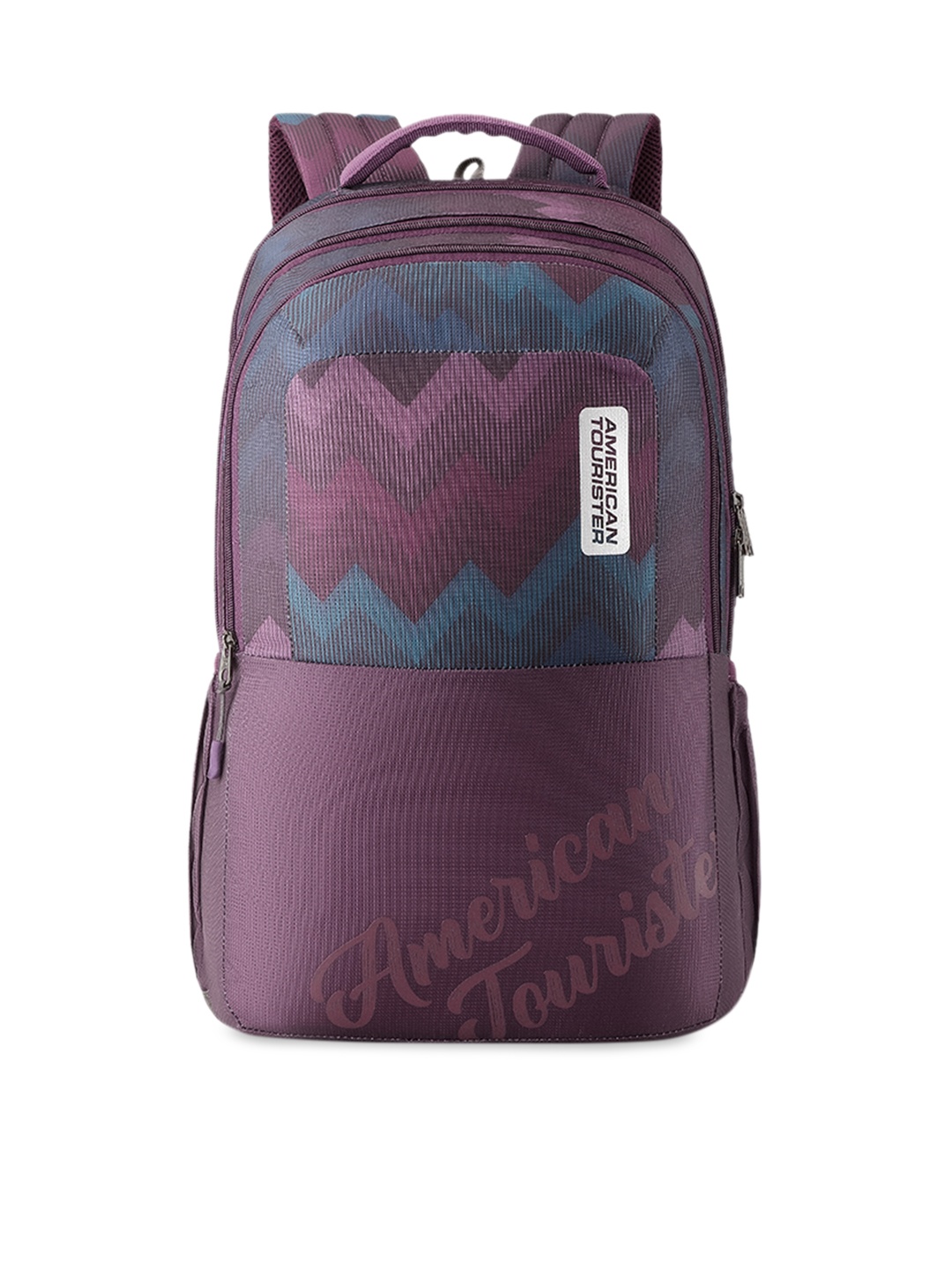 

AMERICAN TOURISTER Unisex Magenta Geometric Backpack