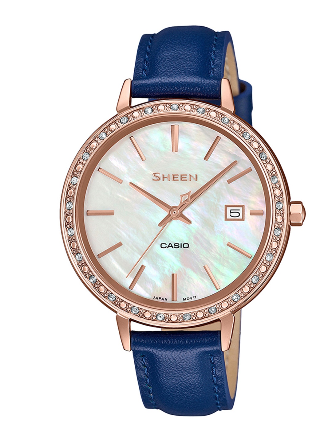 

CASIO Sheen Women Silver Dial Analog Watch SHE-4052PGL-7AUDF - SX245