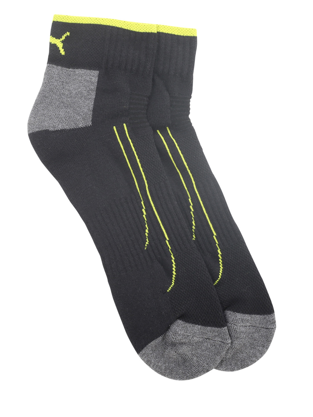 

Puma Unisex Black Solid Ankle-Length Socks