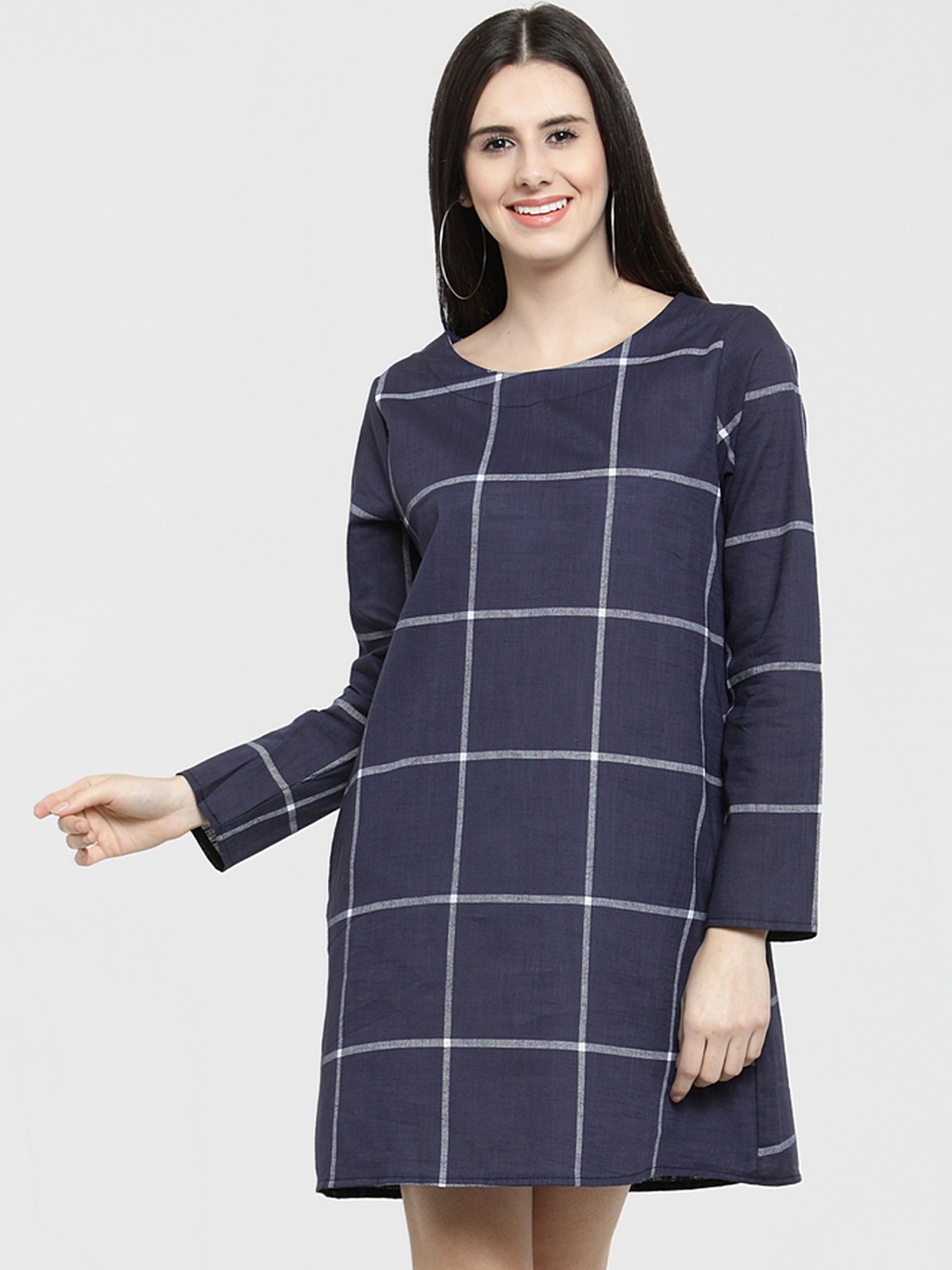 

J Style Women Blue A-Line Dress