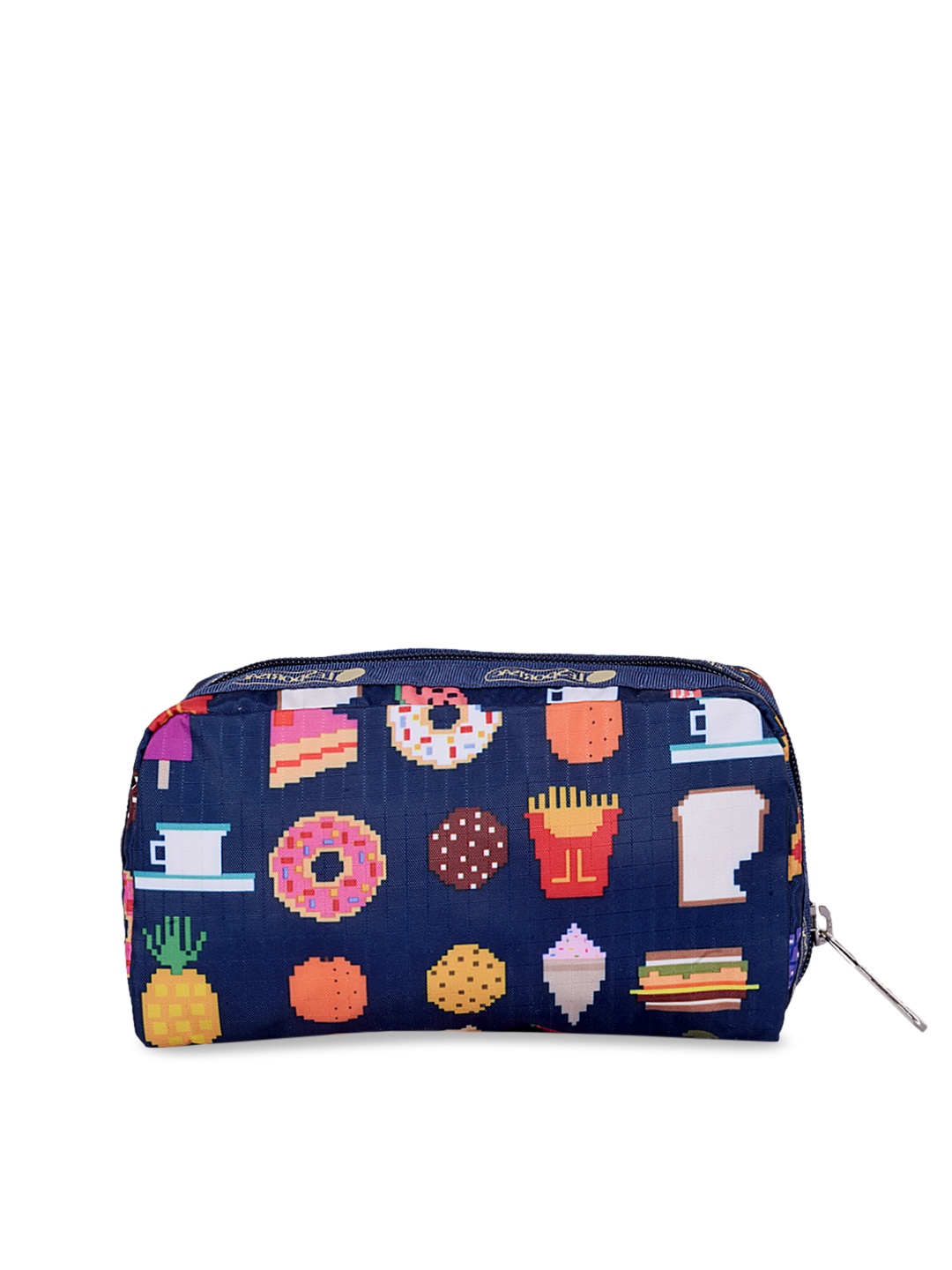 

LeSportsac Blue Foodmojis Printed Rectangular Cosmetic Pouch