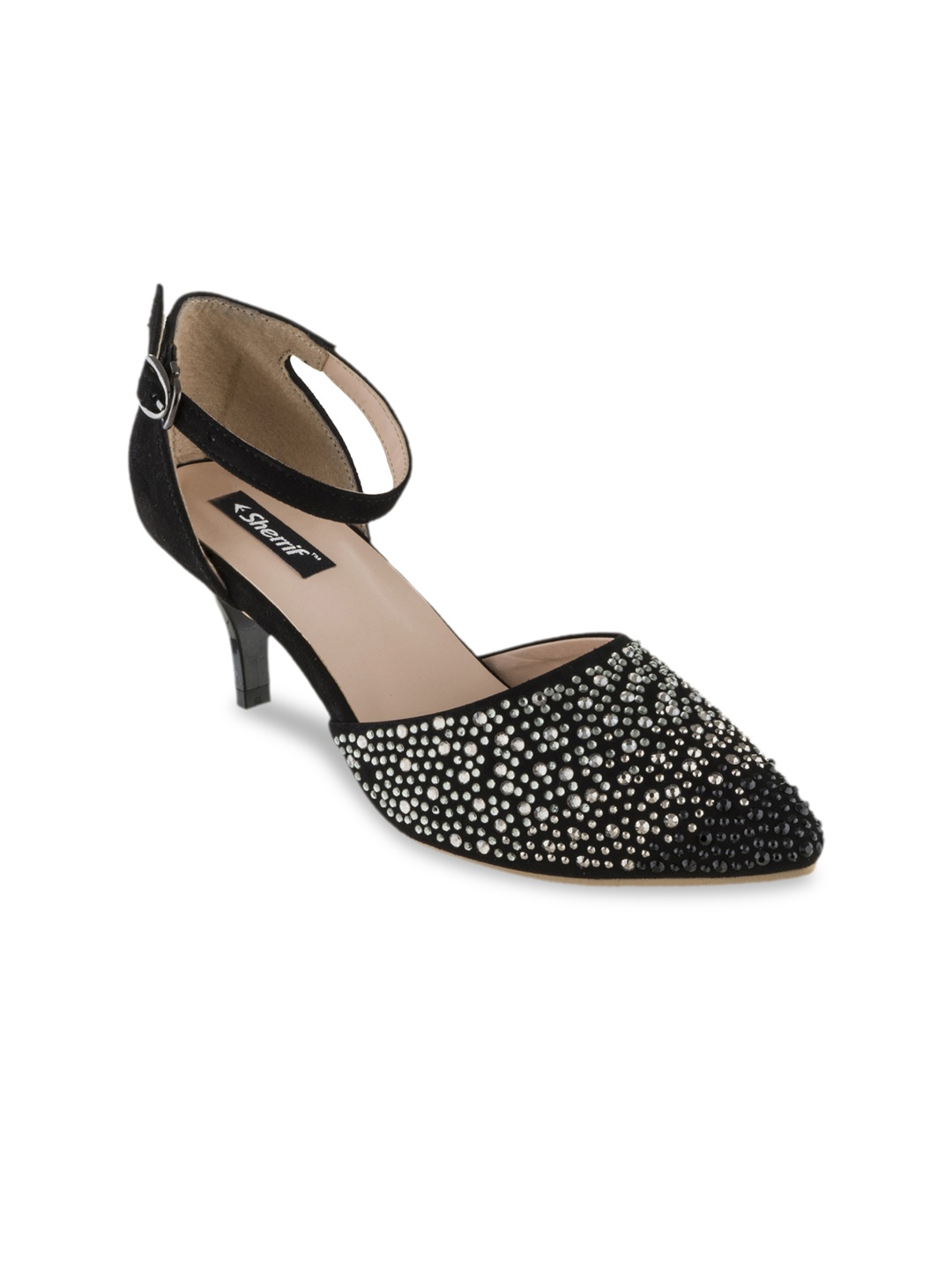 

Sherrif Shoes Women Black Embellished Pumps