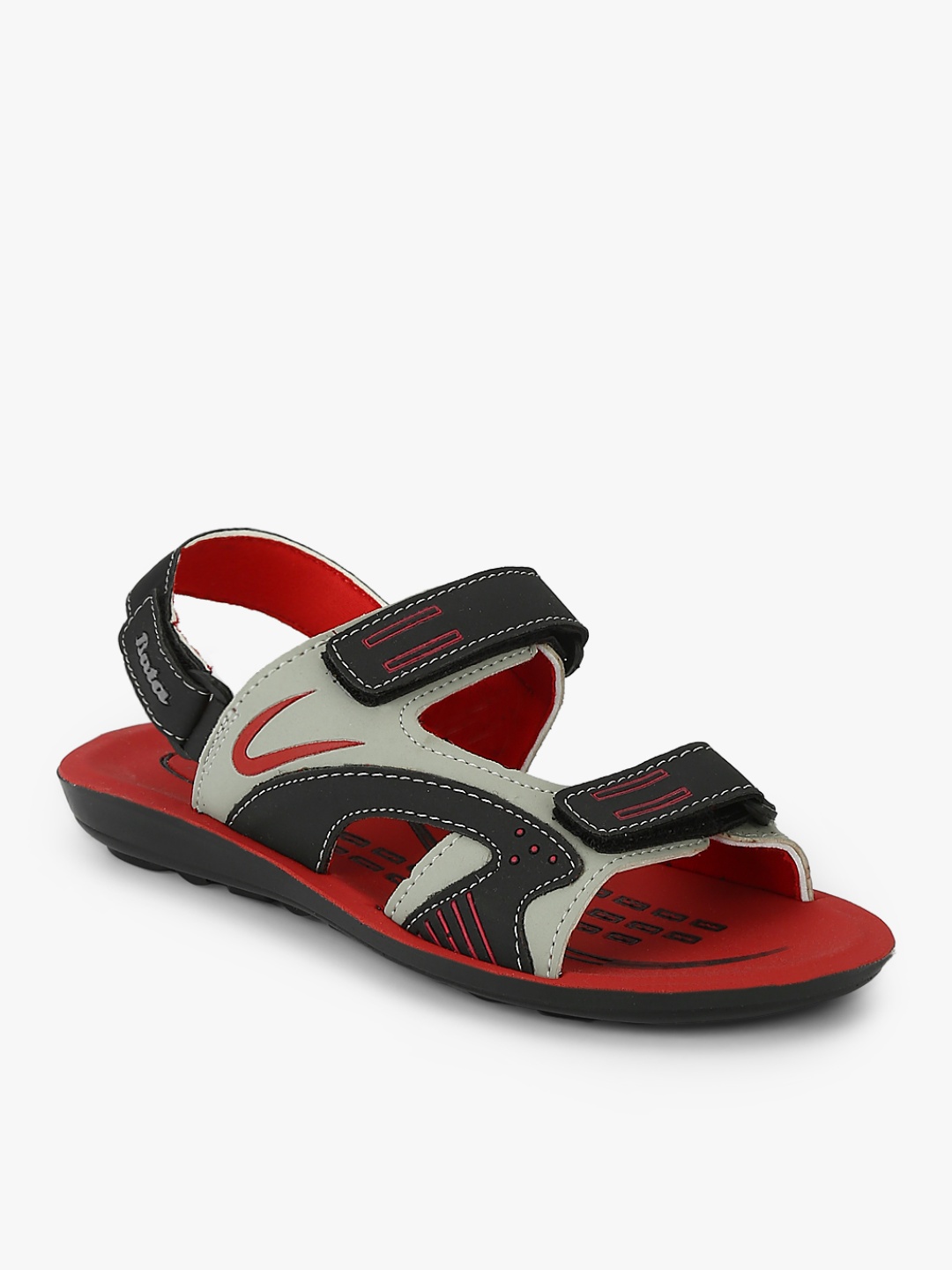 

Bubblegummers Boys Grey & Black Sports Sandals