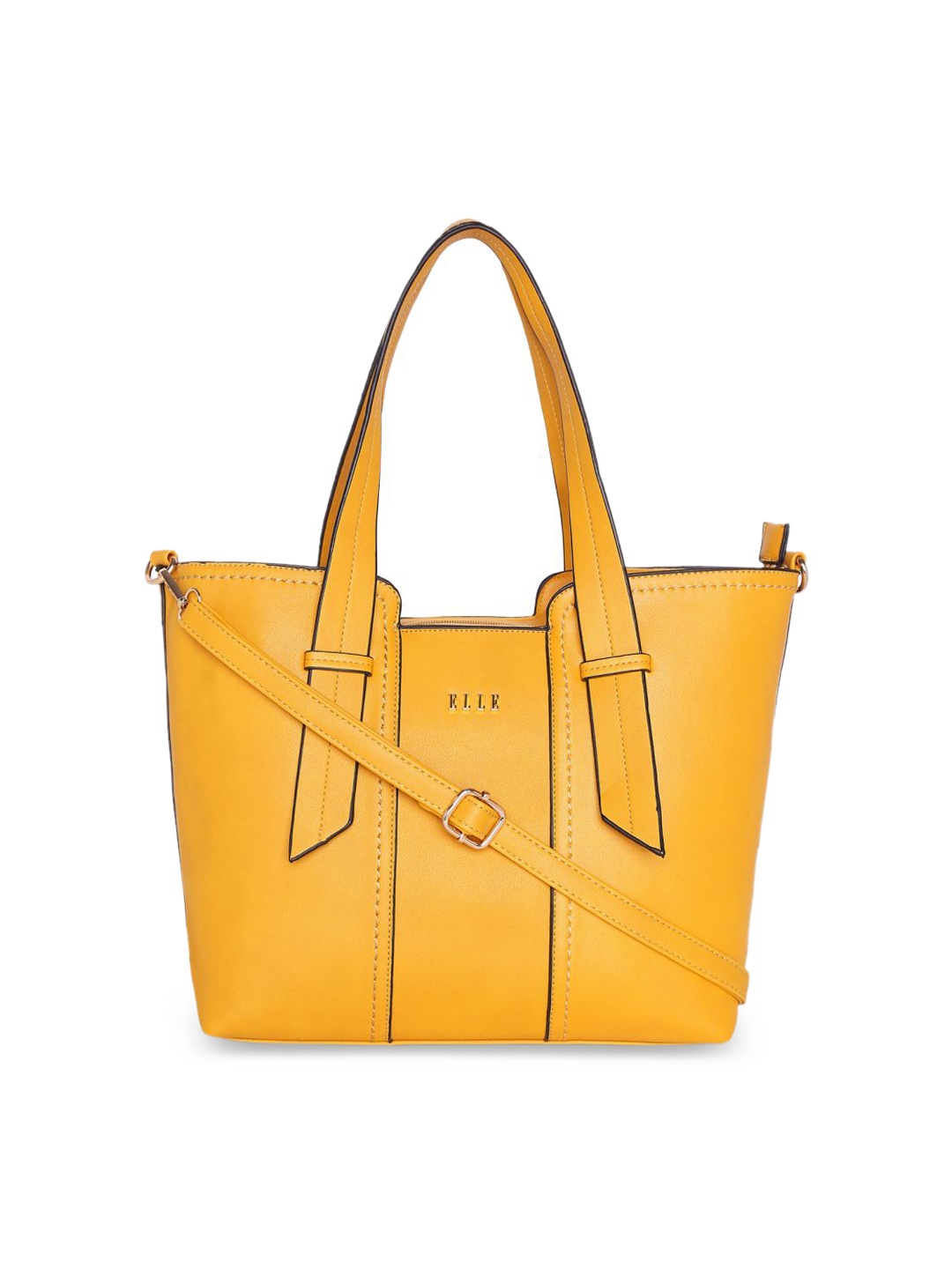 

ELLE Yellow Solid Shoulder Bag
