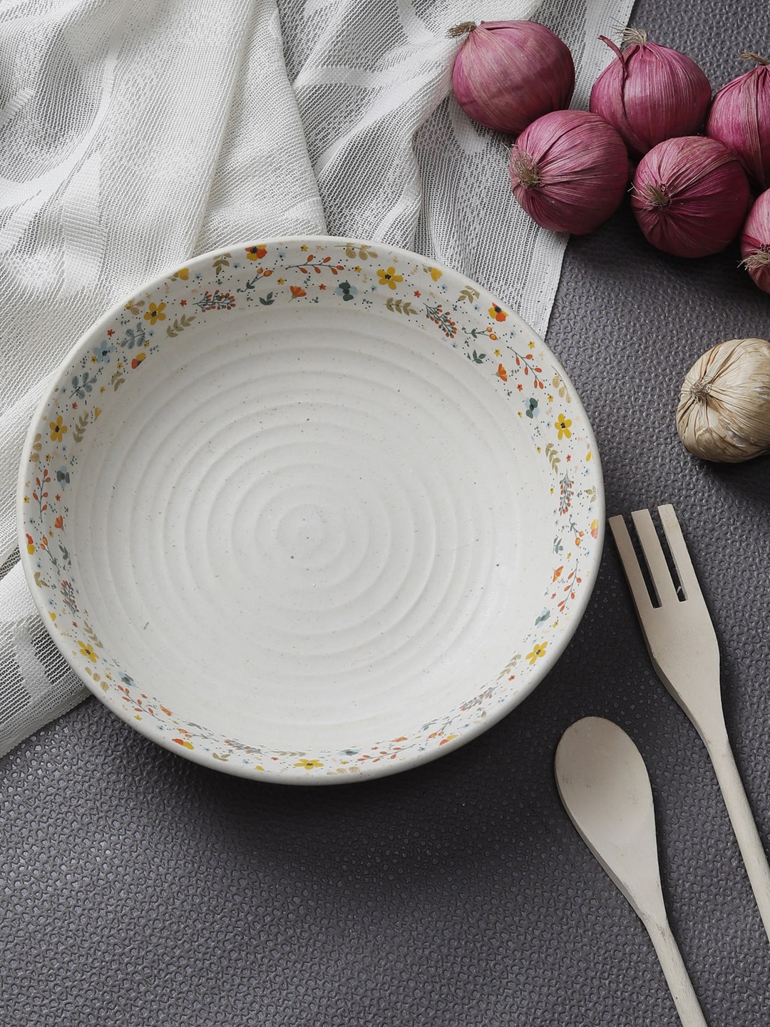 

MIAH Decor Beige Printed Bowl